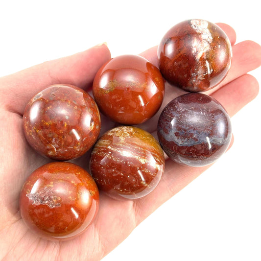 Red Jasper Sphere | Polished Crystal Ball