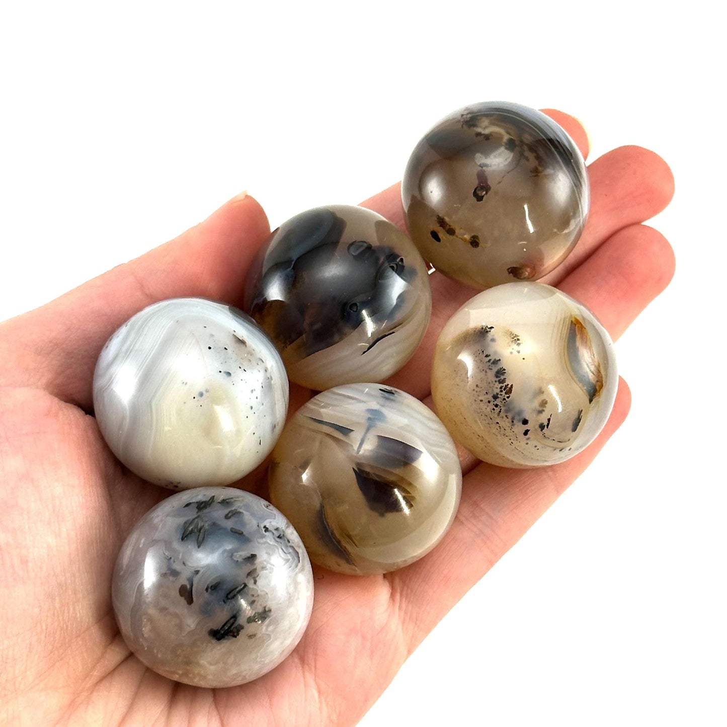 Dendritic Agate Sphere | Polished Crystal Ball