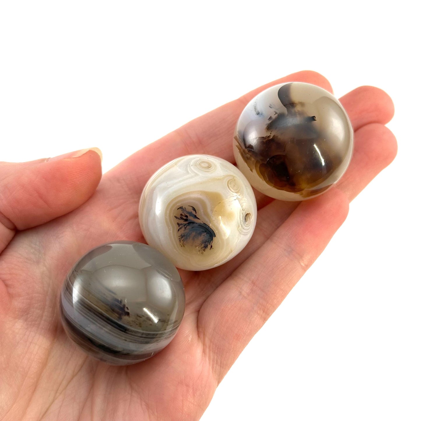 Dendritic Agate Sphere | Polished Crystal Ball