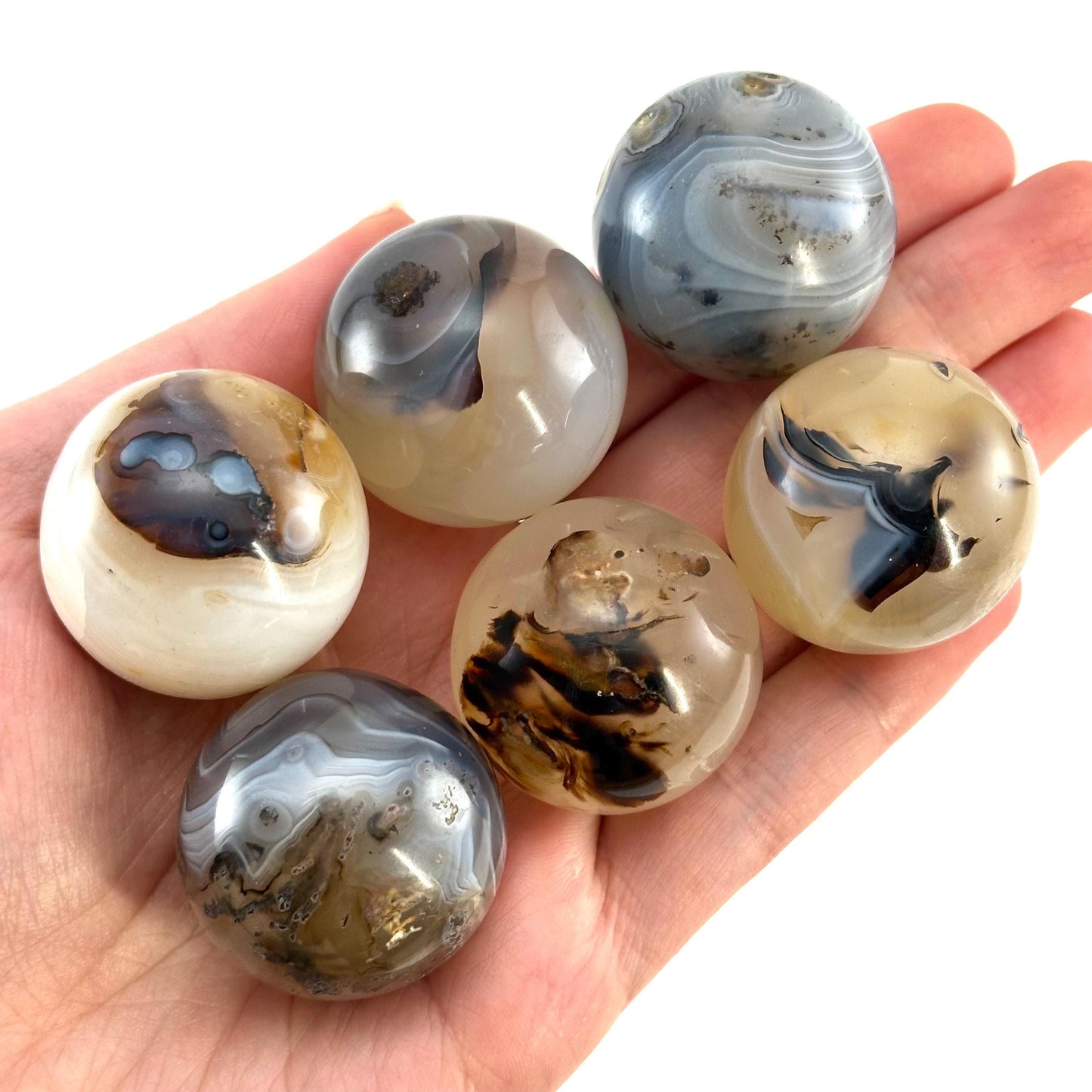 Dendritic Agate Sphere | Polished Crystal Ball