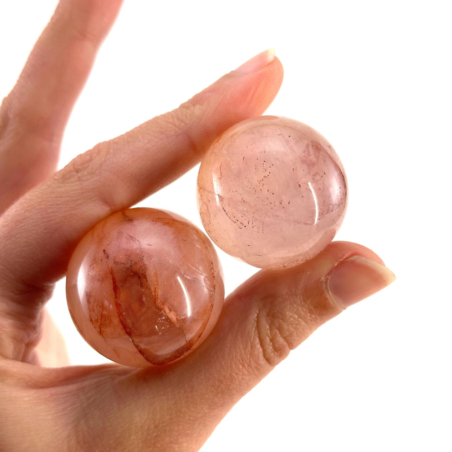 Fire quartz sphere, red fire quartz sphere, crystal ball, crystal sphere, fire quartz sphere