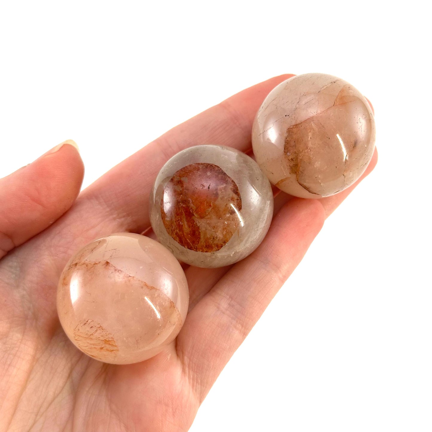 Fire quartz sphere, red fire quartz sphere, crystal ball, crystal sphere, fire quartz sphere