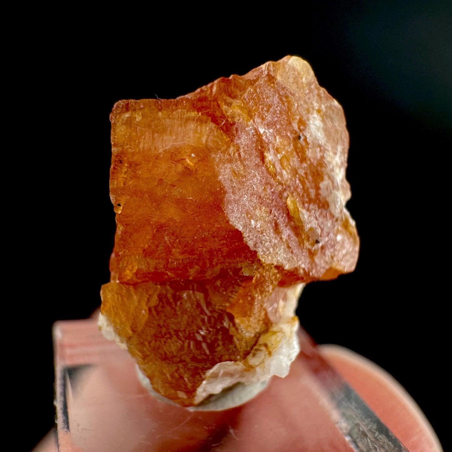 Rhodochrosite | pink crystal, mineral specimen from Pakistan