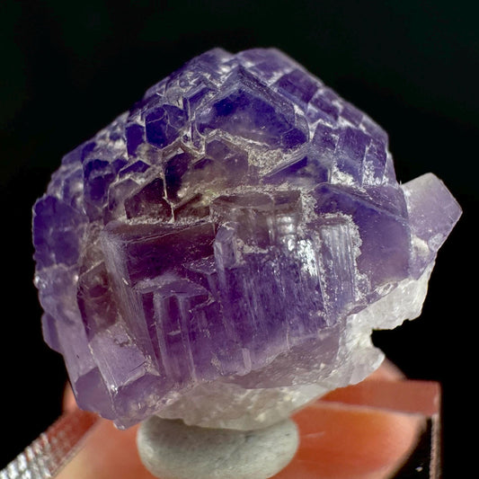 Purple Fluorapatite | natural crystal, rare mineral specimen from Afghanistan