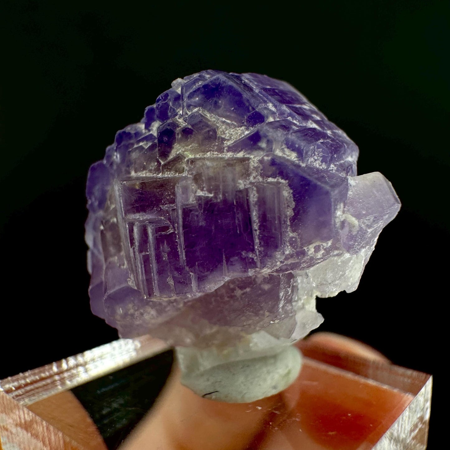 Purple Fluorapatite | natural crystal, rare mineral specimen from Afghanistan