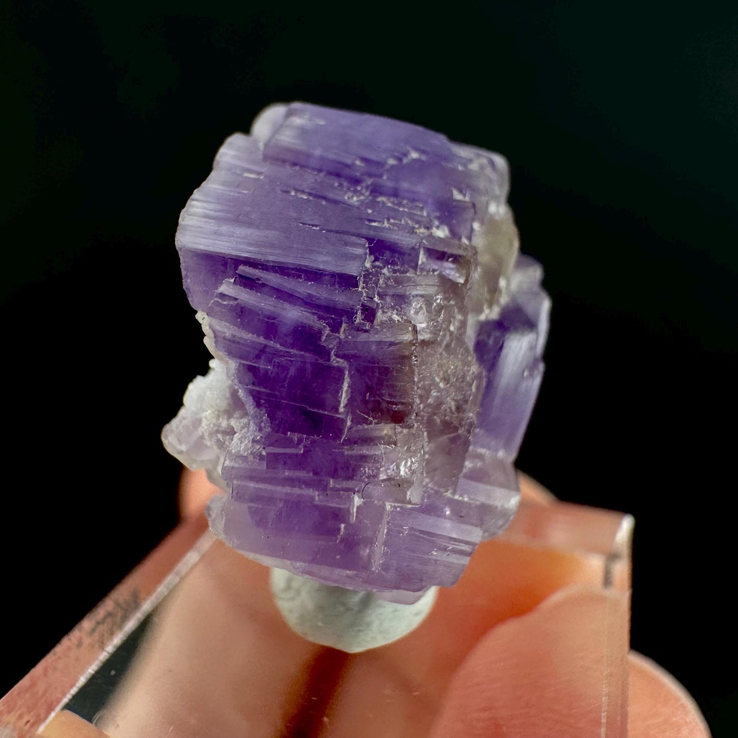 Purple Fluorapatite | natural crystal, rare mineral specimen from Afghanistan
