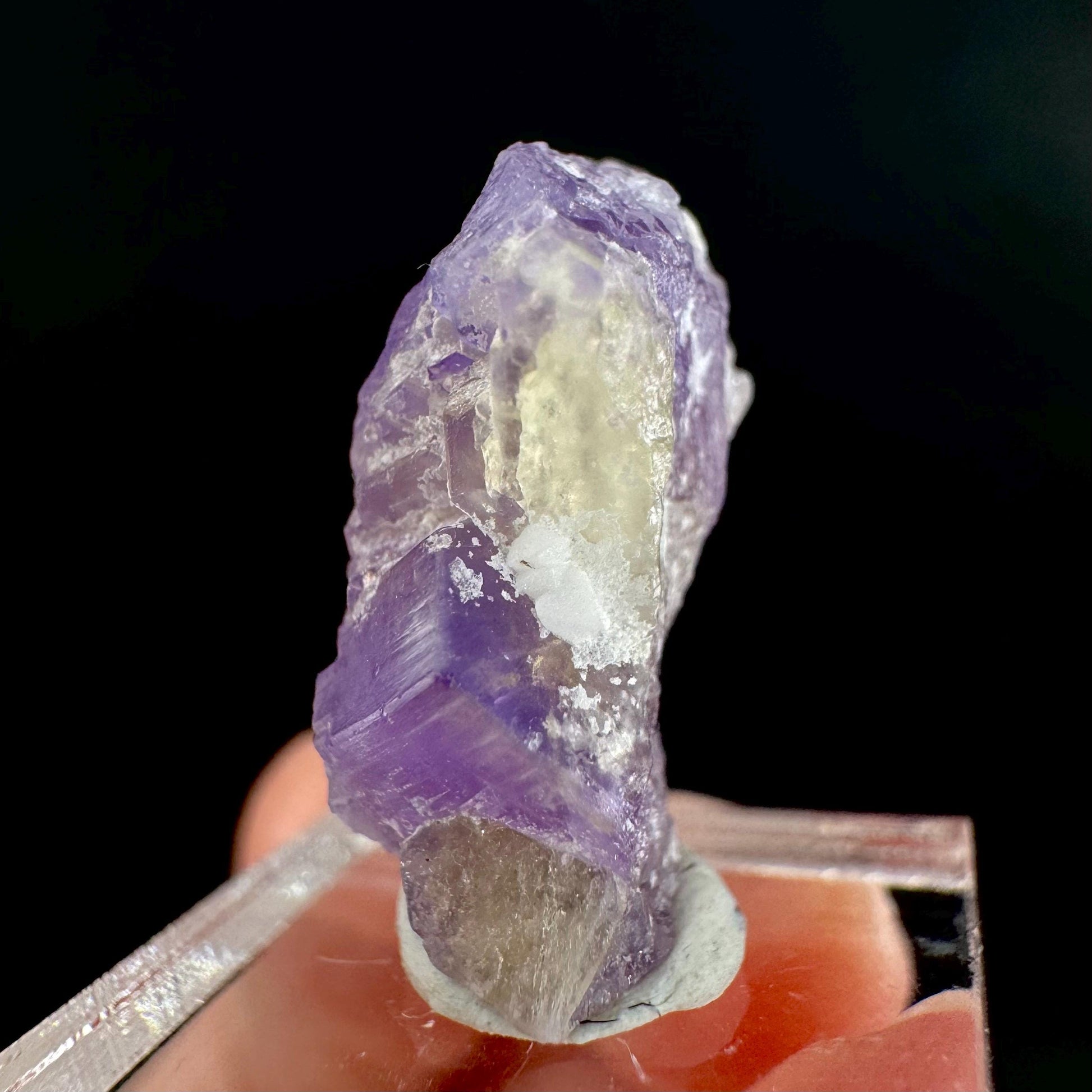 Purple Fluorapatite | natural crystal, rare mineral specimen from Afghanistan