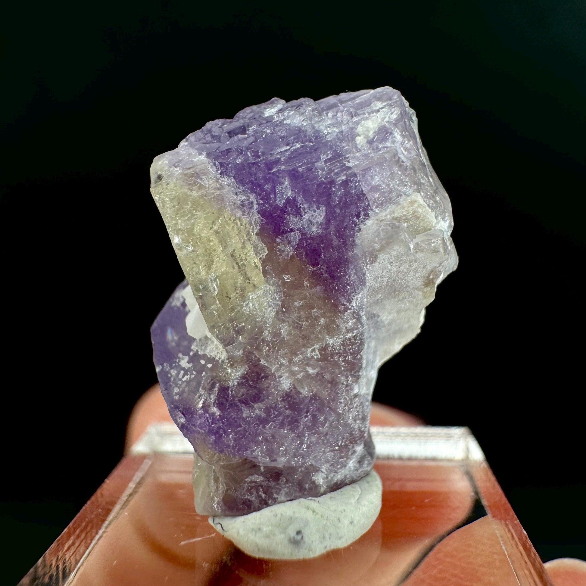 Purple Fluorapatite | natural crystal, rare mineral specimen from Afghanistan