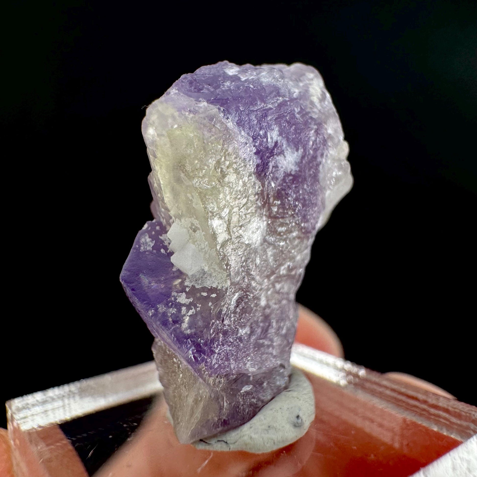 Purple Fluorapatite | natural crystal, rare mineral specimen from Afghanistan