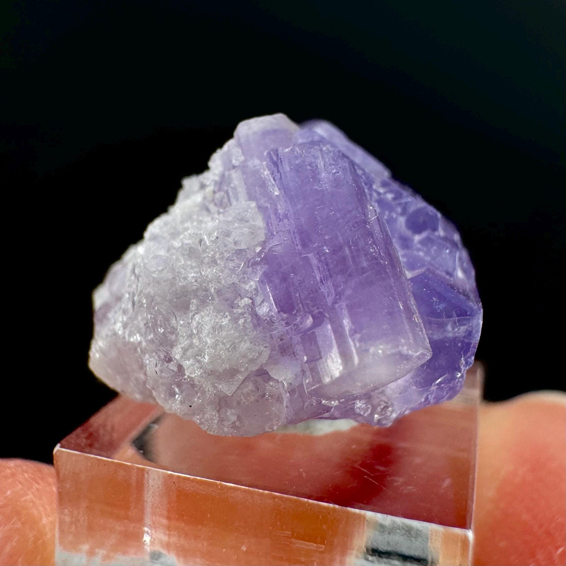 Purple Fluorapatite | natural crystal, rare mineral specimen from Afghanistan