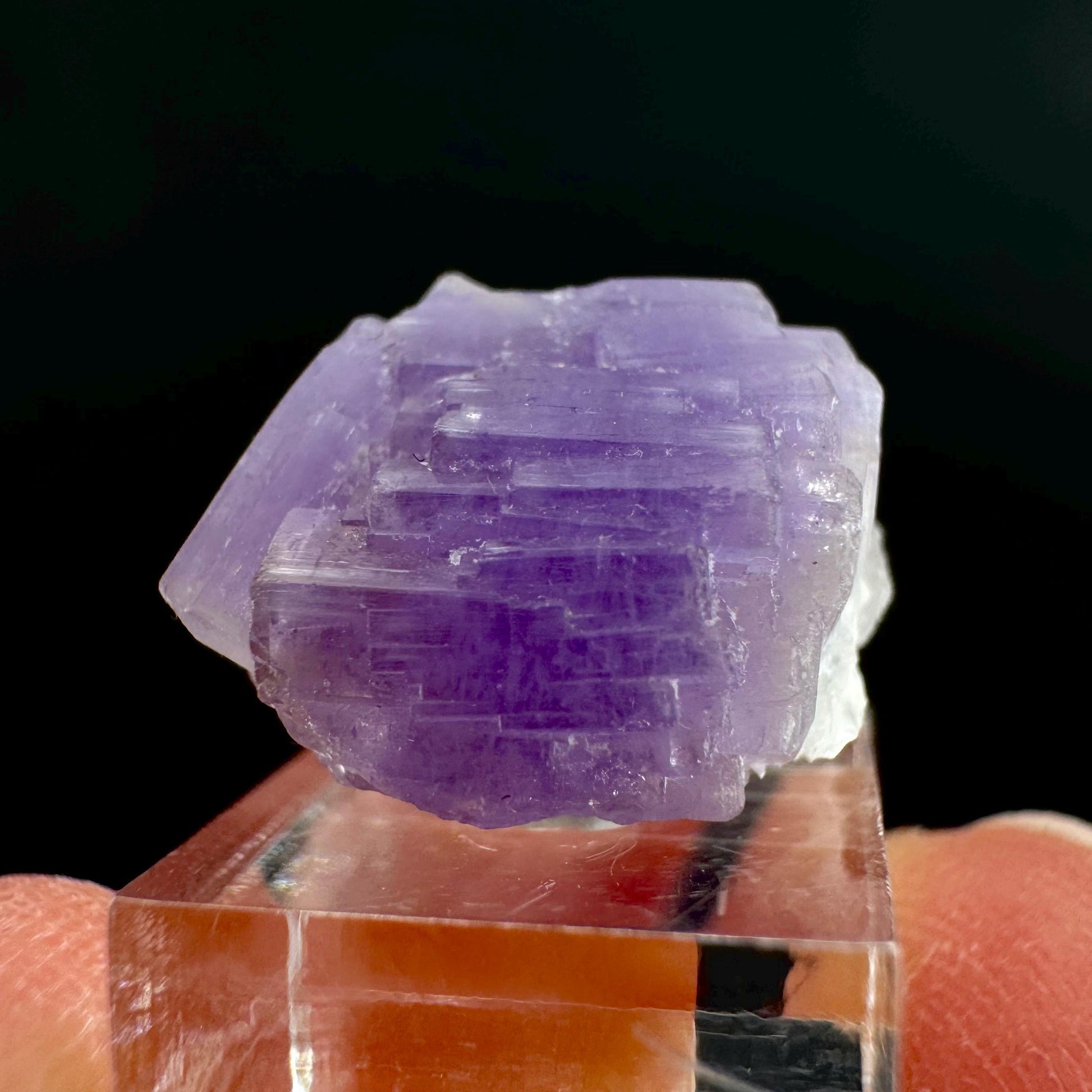 Purple Fluorapatite | natural crystal, rare mineral specimen from Afghanistan