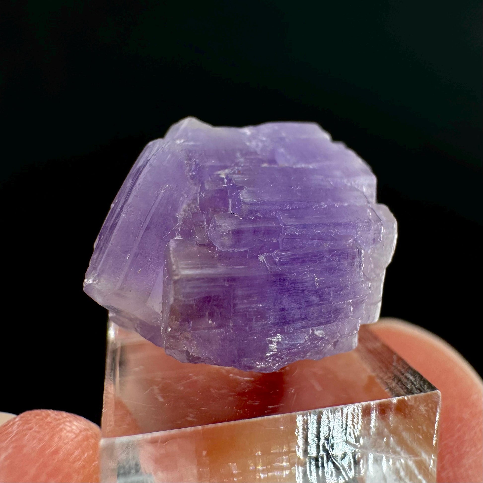 Purple Fluorapatite | natural crystal, rare mineral specimen from Afghanistan