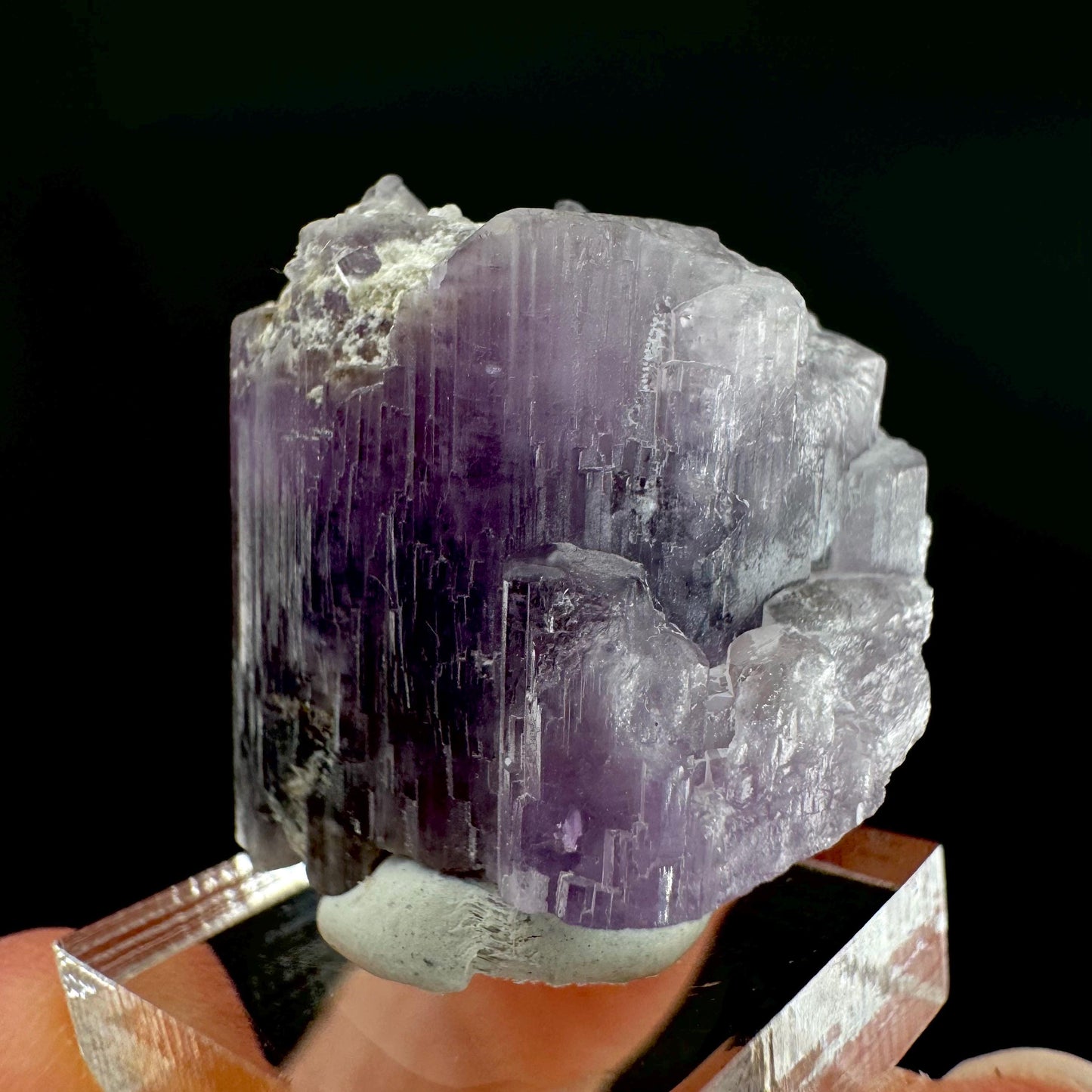Purple Fluorapatite | natural crystal, rare mineral specimen from Afghanistan