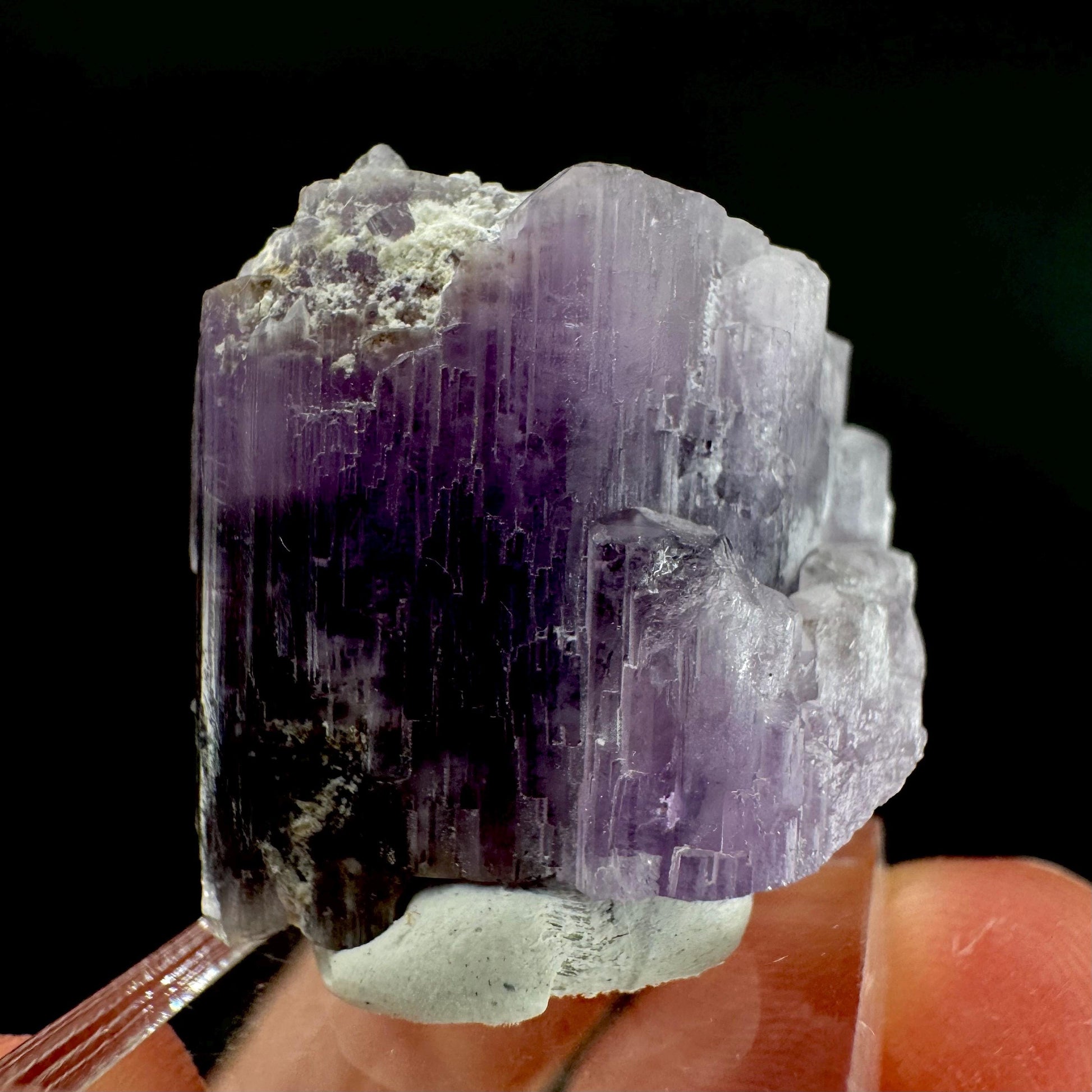 Purple Fluorapatite | natural crystal, rare mineral specimen from Afghanistan