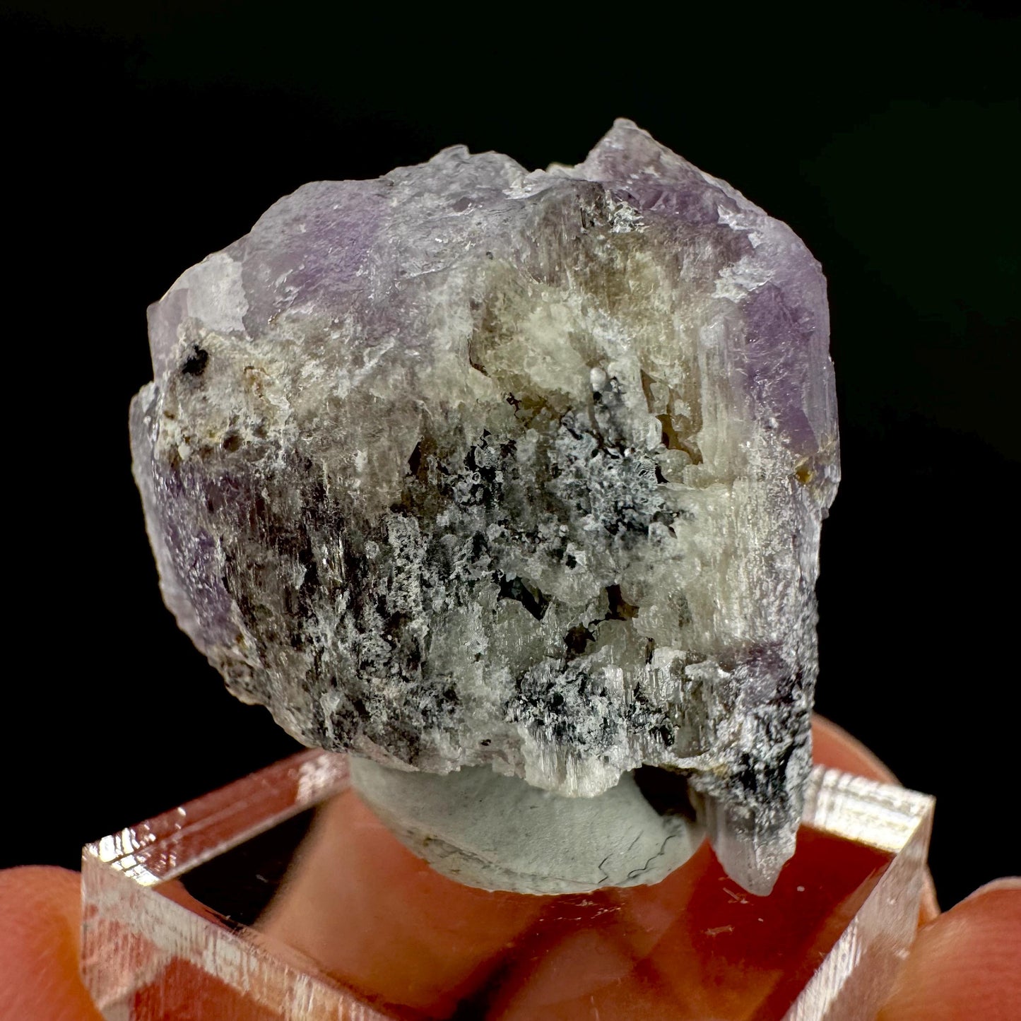 Purple Fluorapatite | natural crystal, rare mineral specimen from Afghanistan