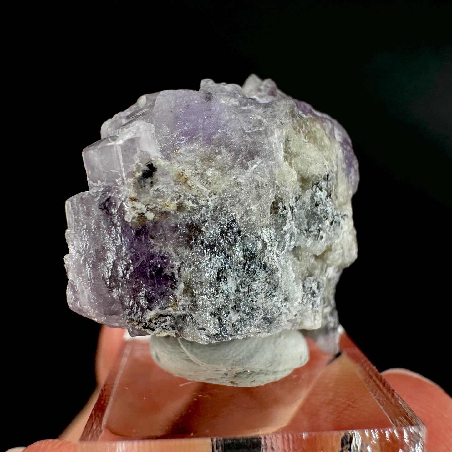 Purple Fluorapatite | natural crystal, rare mineral specimen from Afghanistan