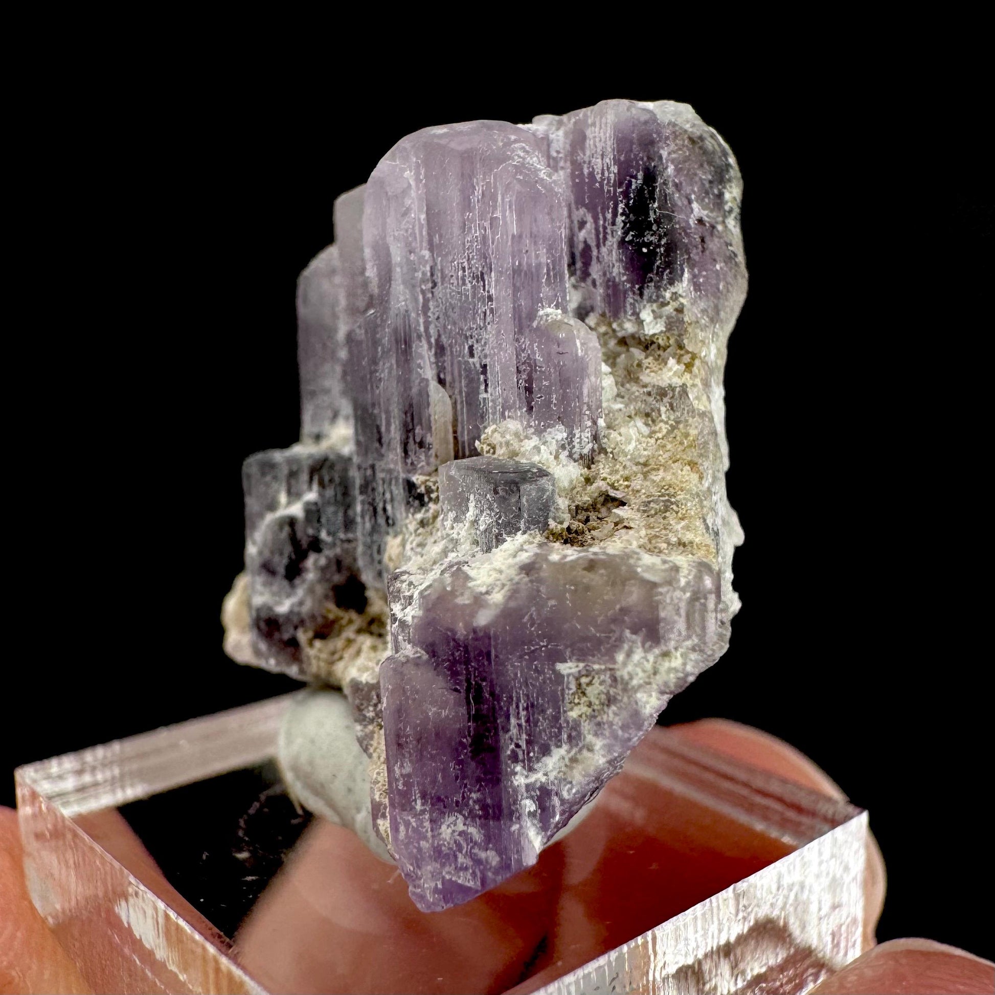 Purple Fluorapatite | natural crystal, rare mineral specimen from Afghanistan