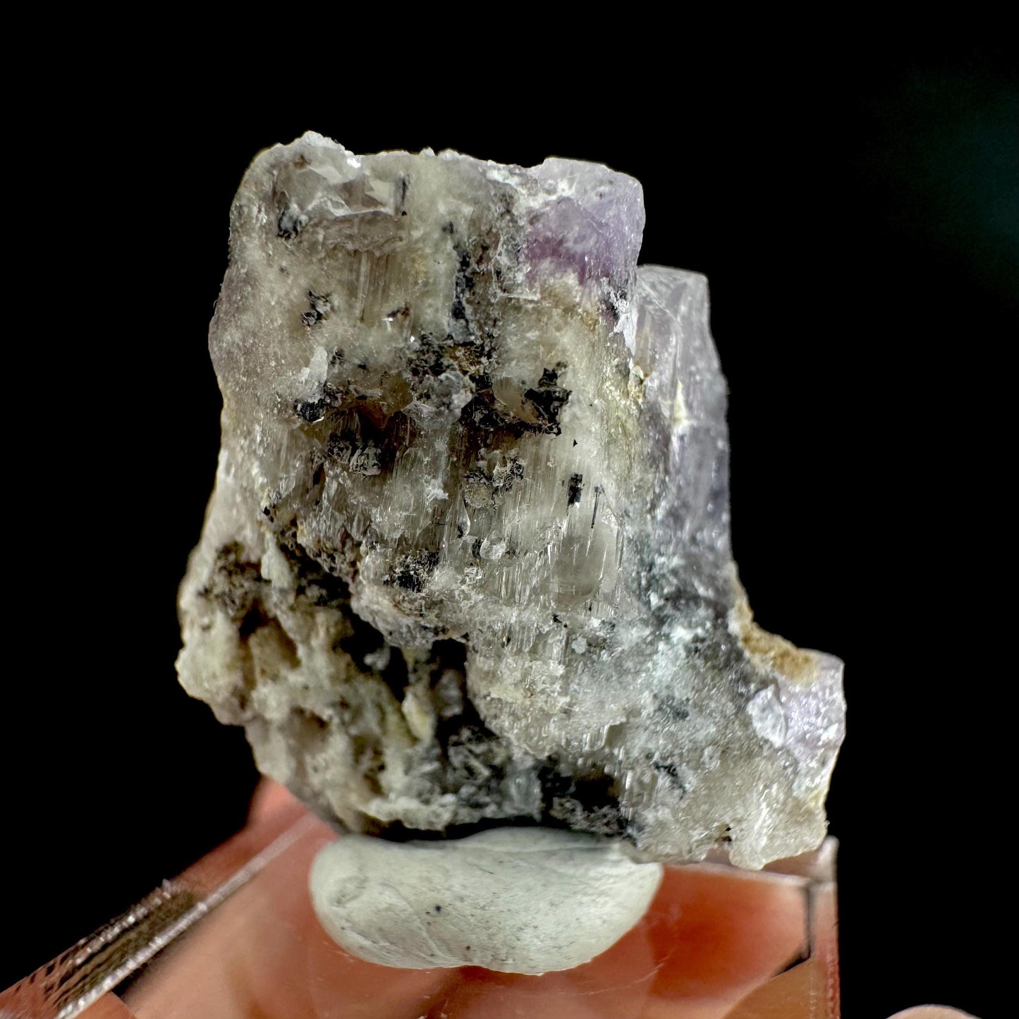 Purple Fluorapatite | natural crystal, rare mineral specimen from Afghanistan
