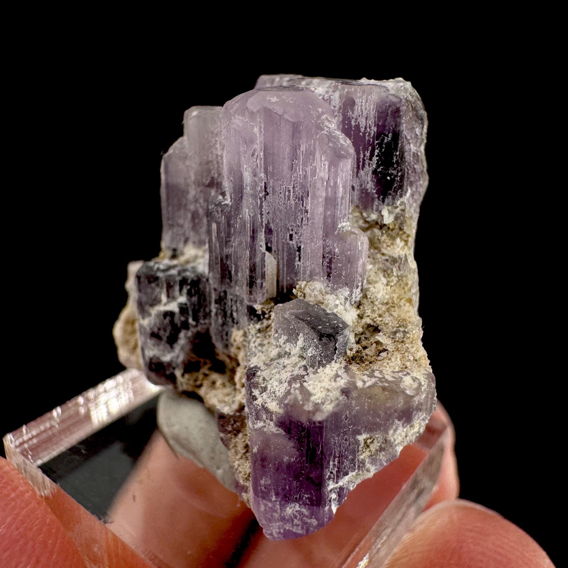 Purple Fluorapatite | natural crystal, rare mineral specimen from Afghanistan