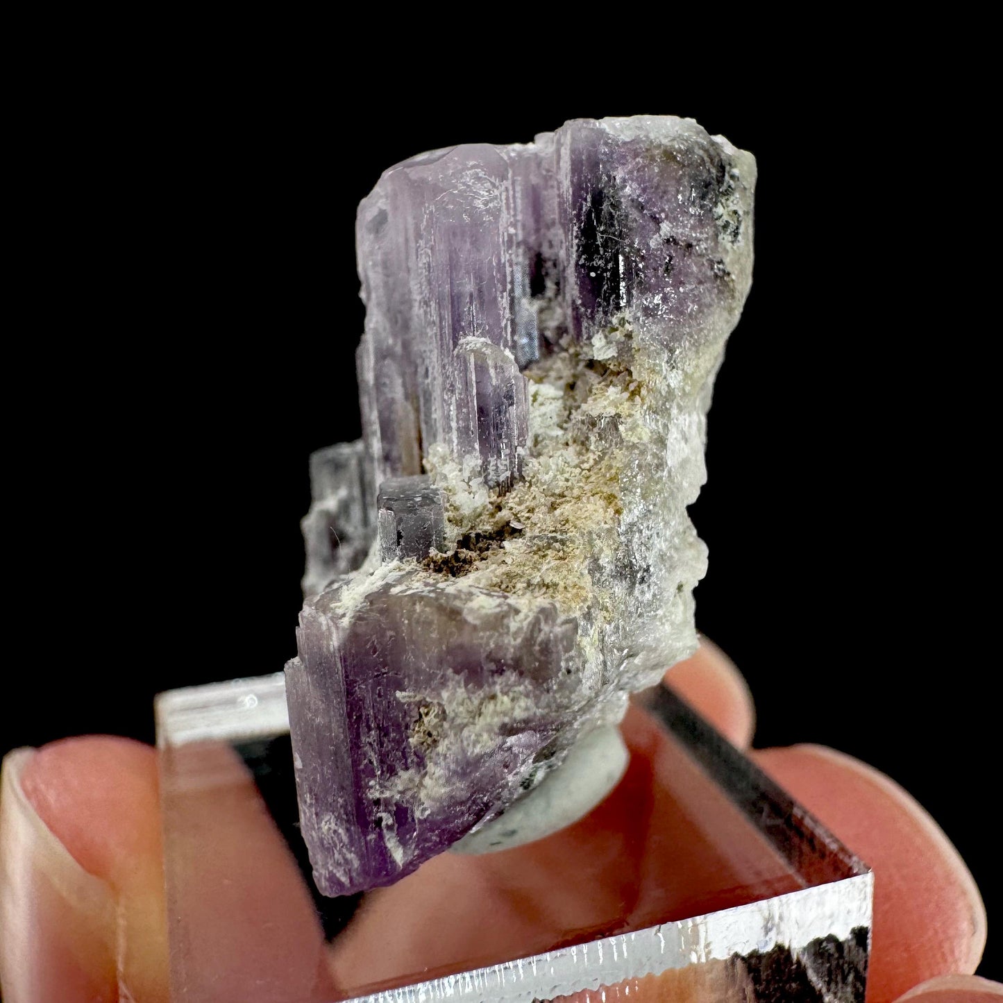 Purple Fluorapatite | natural crystal, rare mineral specimen from Afghanistan