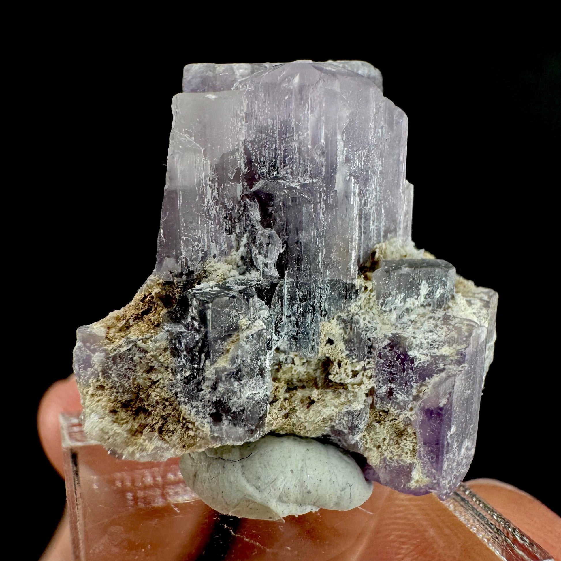 Purple Fluorapatite | natural crystal, rare mineral specimen from Afghanistan