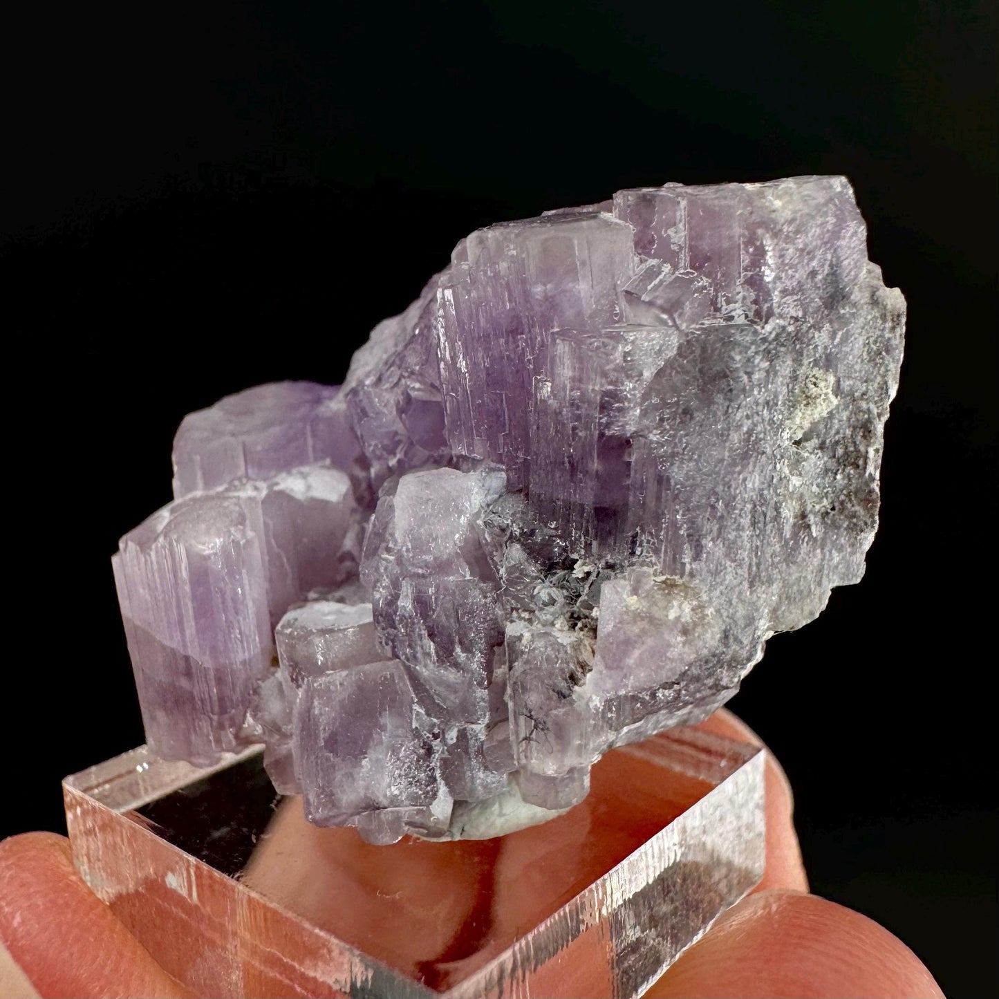 Purple Fluorapatite | natural crystal, rare mineral specimen from Afghanistan