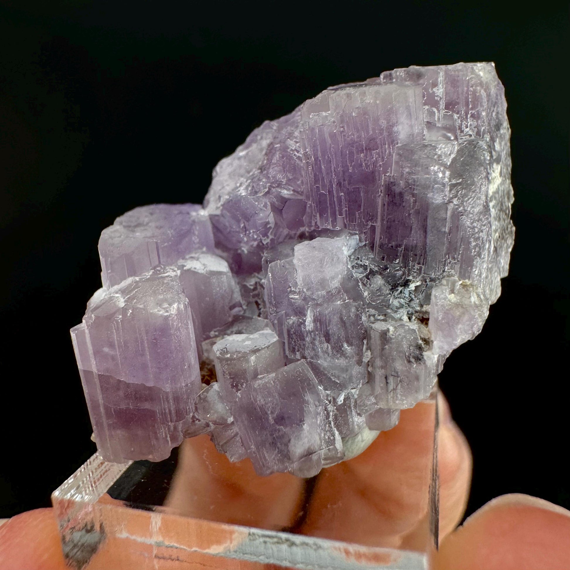 Purple Fluorapatite | natural crystal, rare mineral specimen from Afghanistan