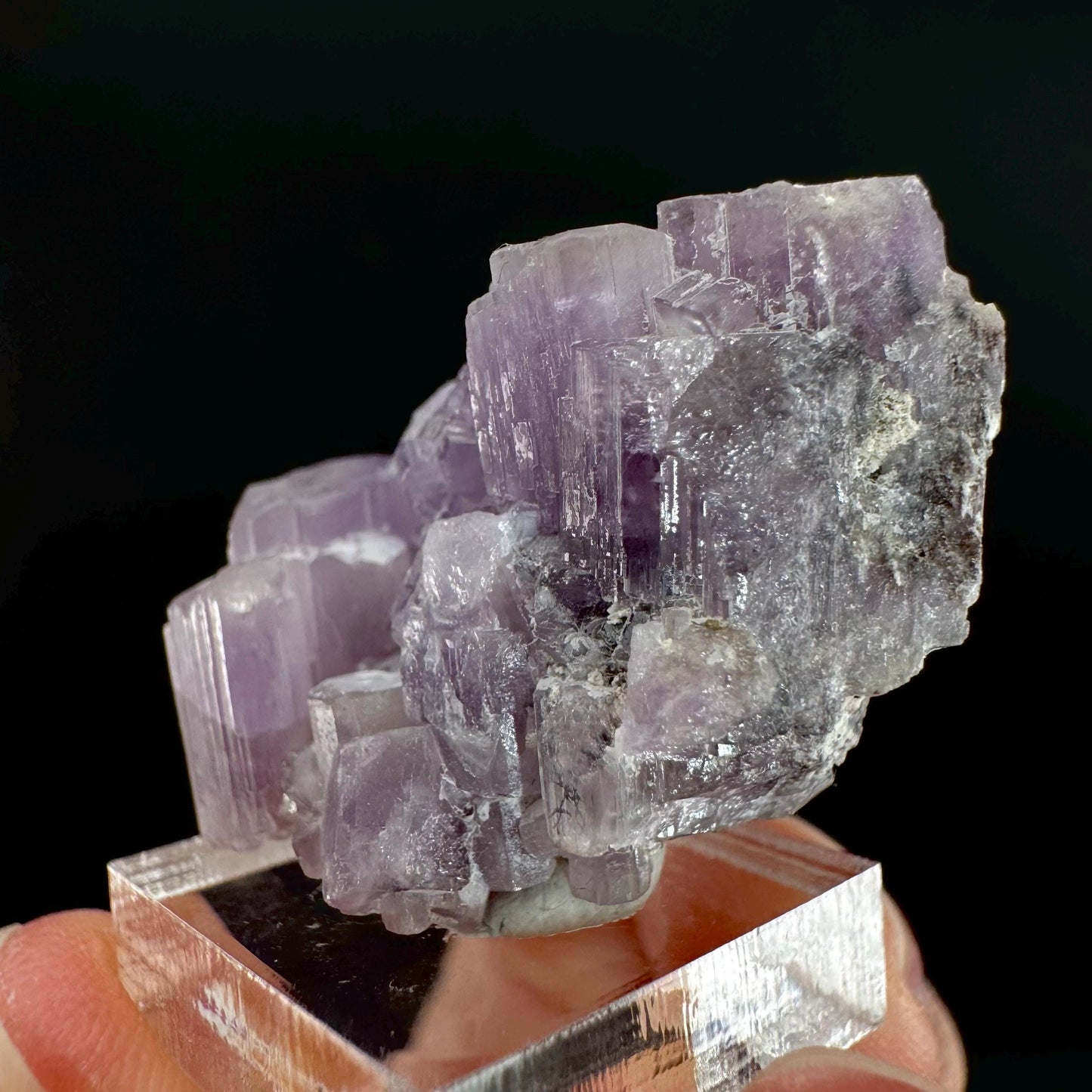 Purple Fluorapatite | natural crystal, rare mineral specimen from Afghanistan