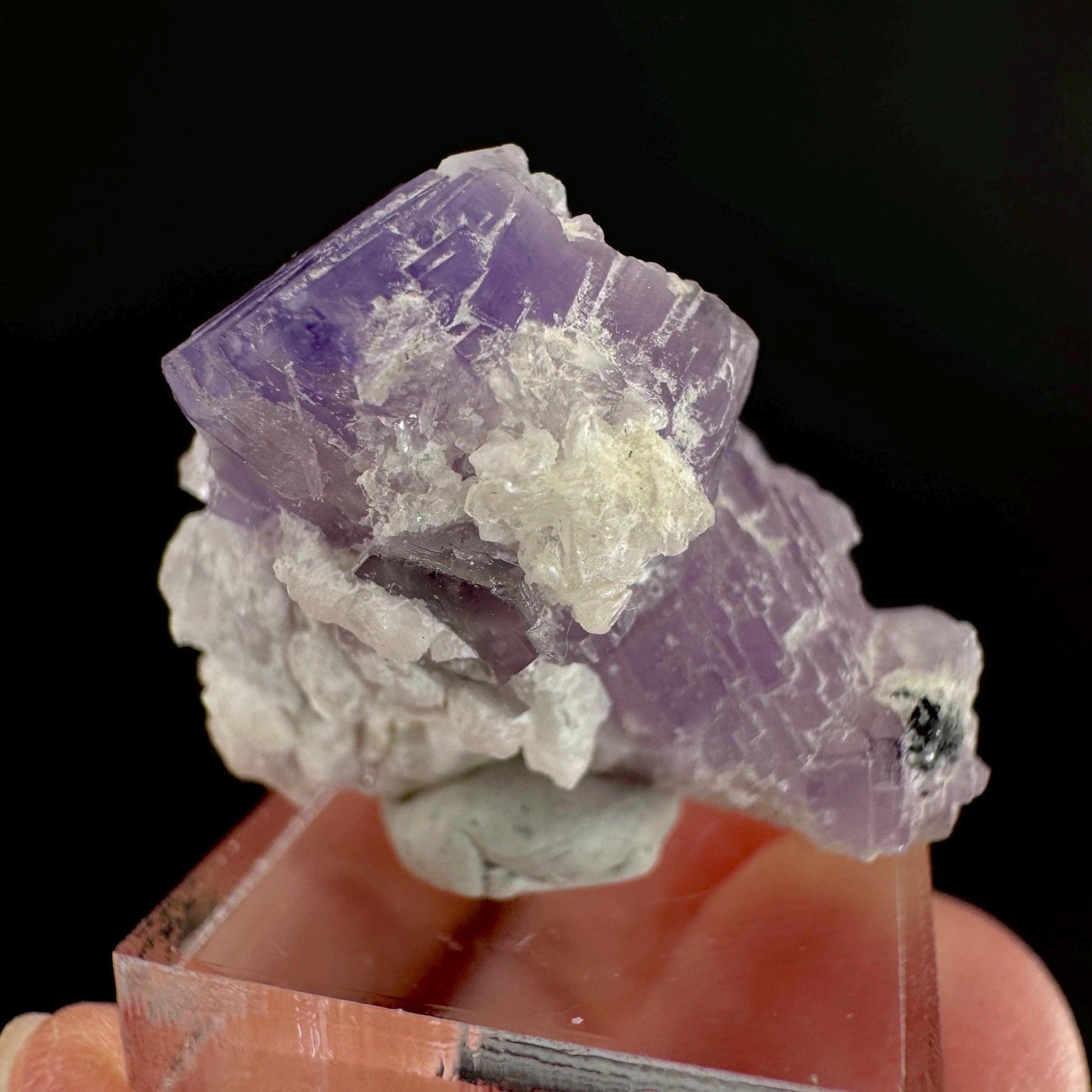 Purple Fluorapatite | natural crystal, rare mineral specimen from Afghanistan