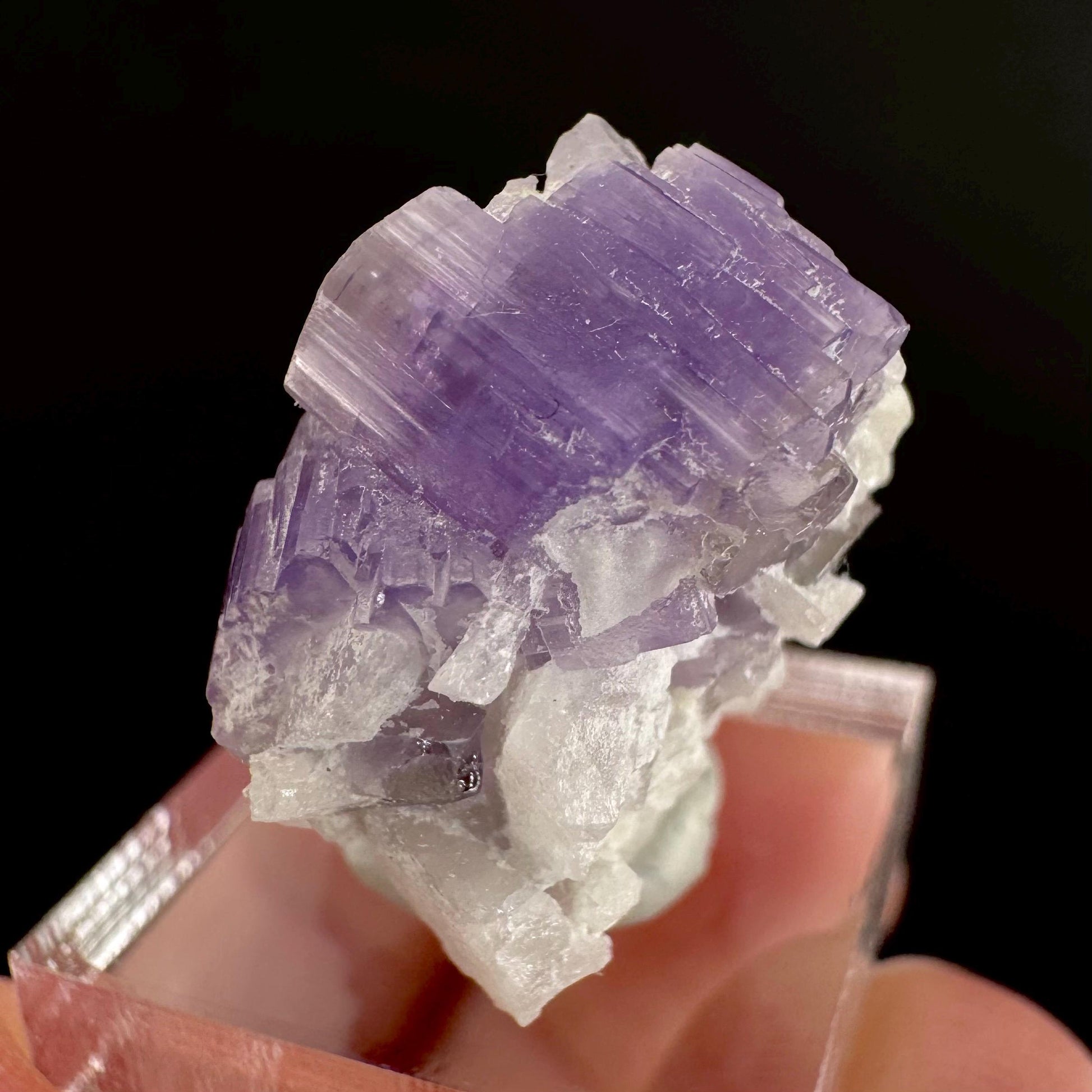 Purple Fluorapatite | natural crystal, rare mineral specimen from Afghanistan
