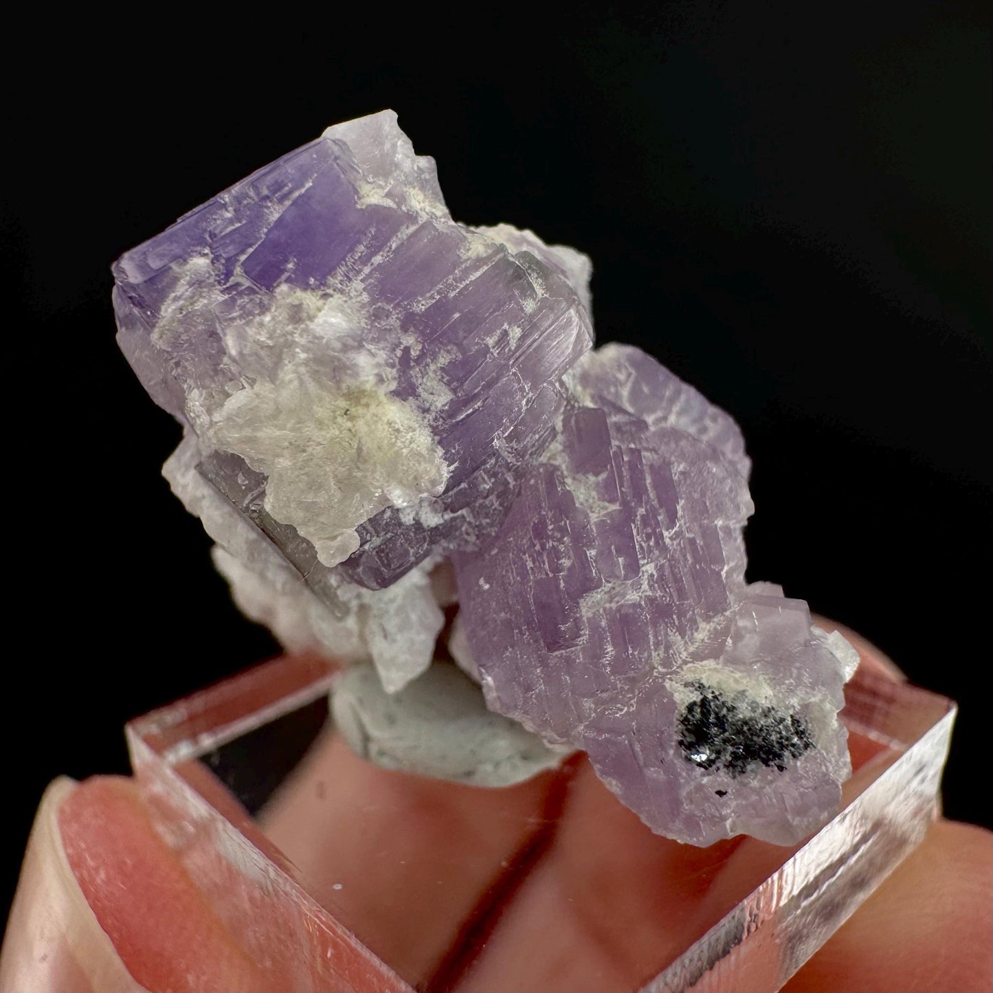 Purple Fluorapatite | natural crystal, rare mineral specimen from Afghanistan