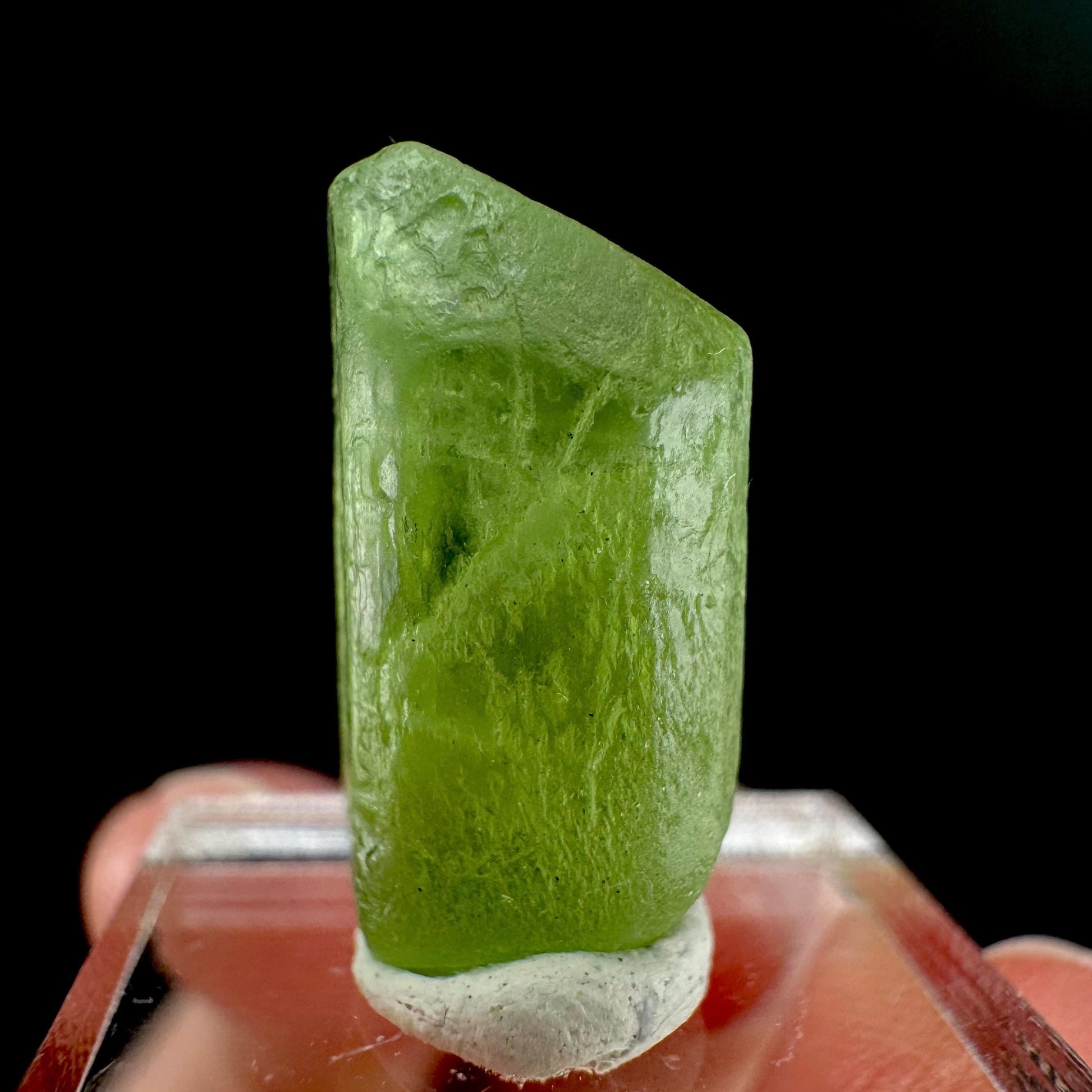 Peridot | natural terminated crystal, mineral specimen from Pakistan