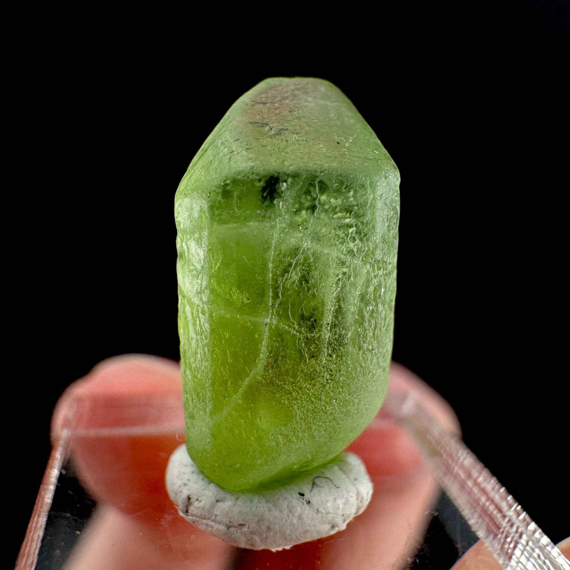 Peridot | natural terminated crystal, mineral specimen from Pakistan