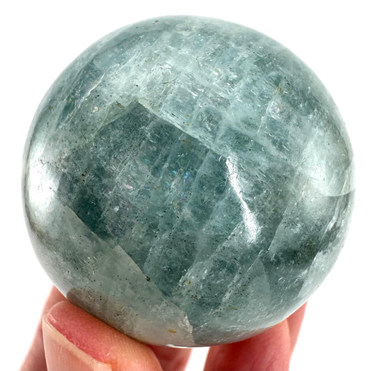 Aquamarine Sphere | Polished Crystal Ball
