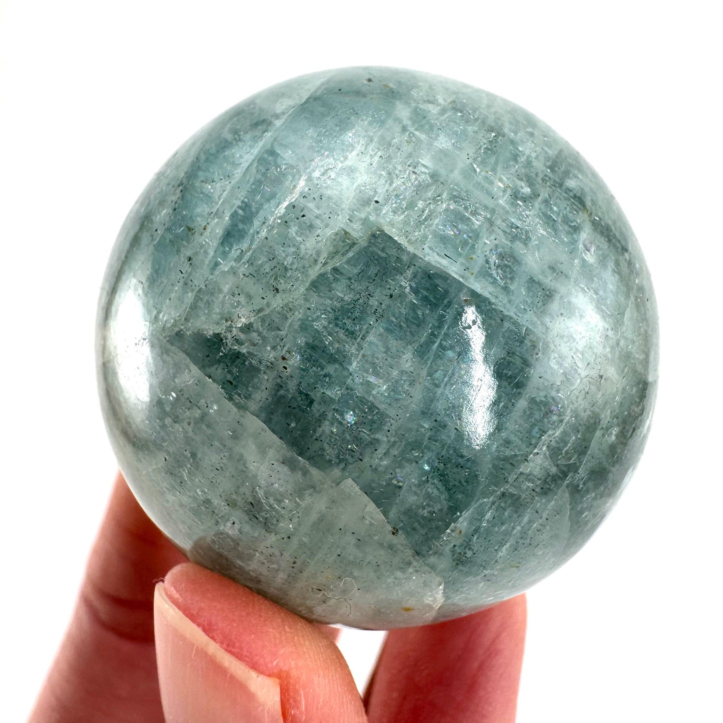 Aquamarine Sphere | Polished Crystal Ball