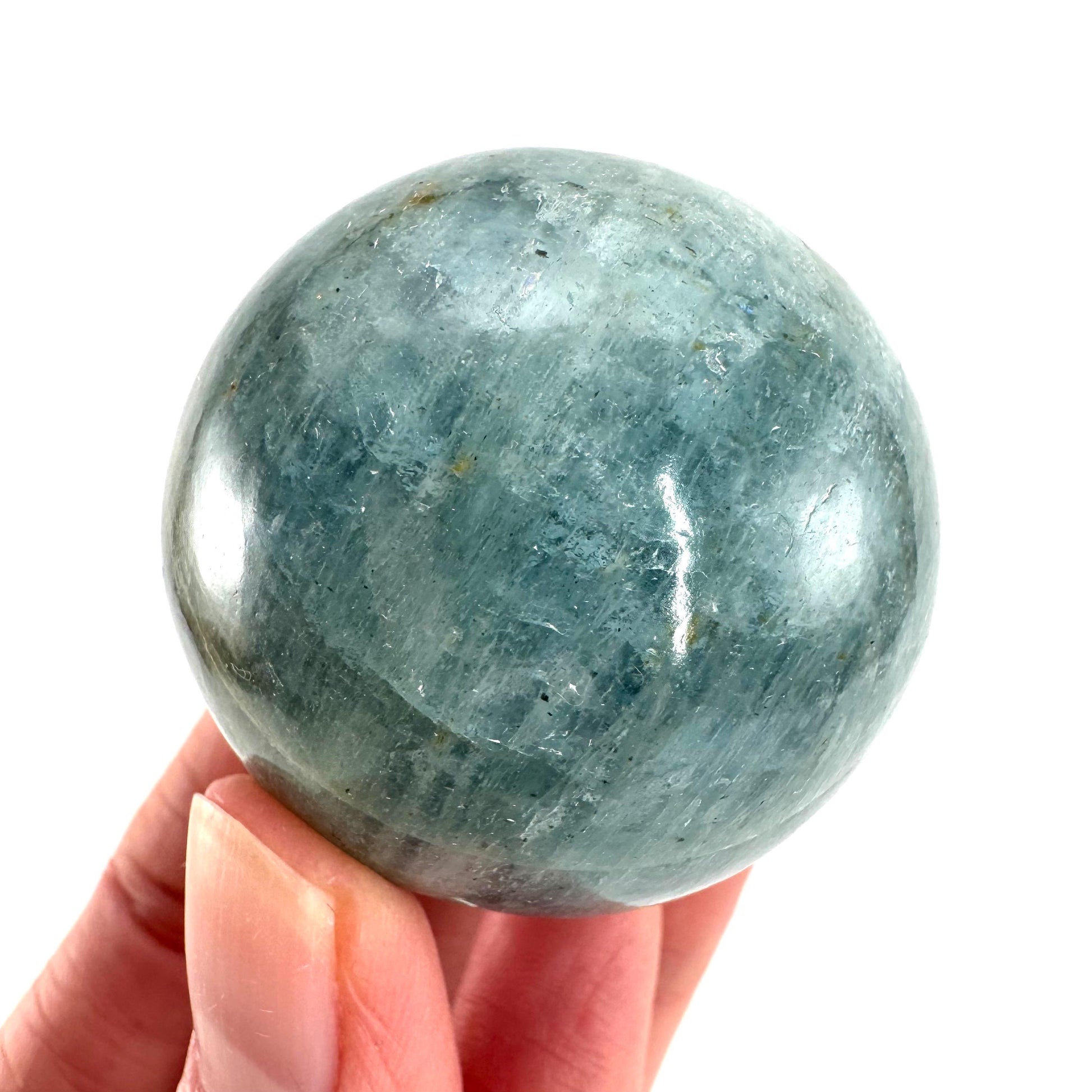 Aquamarine Sphere | Polished Crystal Ball