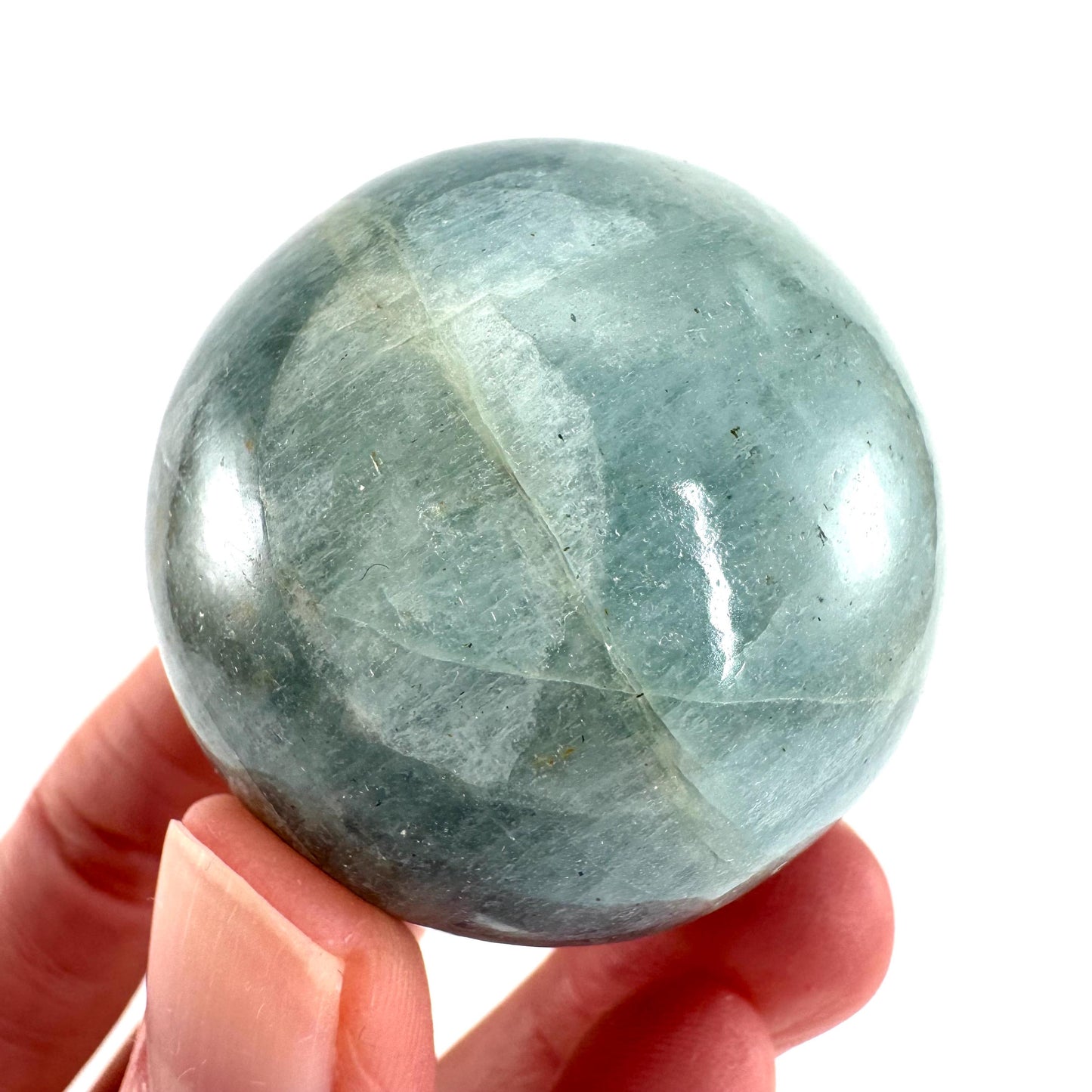 Aquamarine Sphere | Polished Crystal Ball