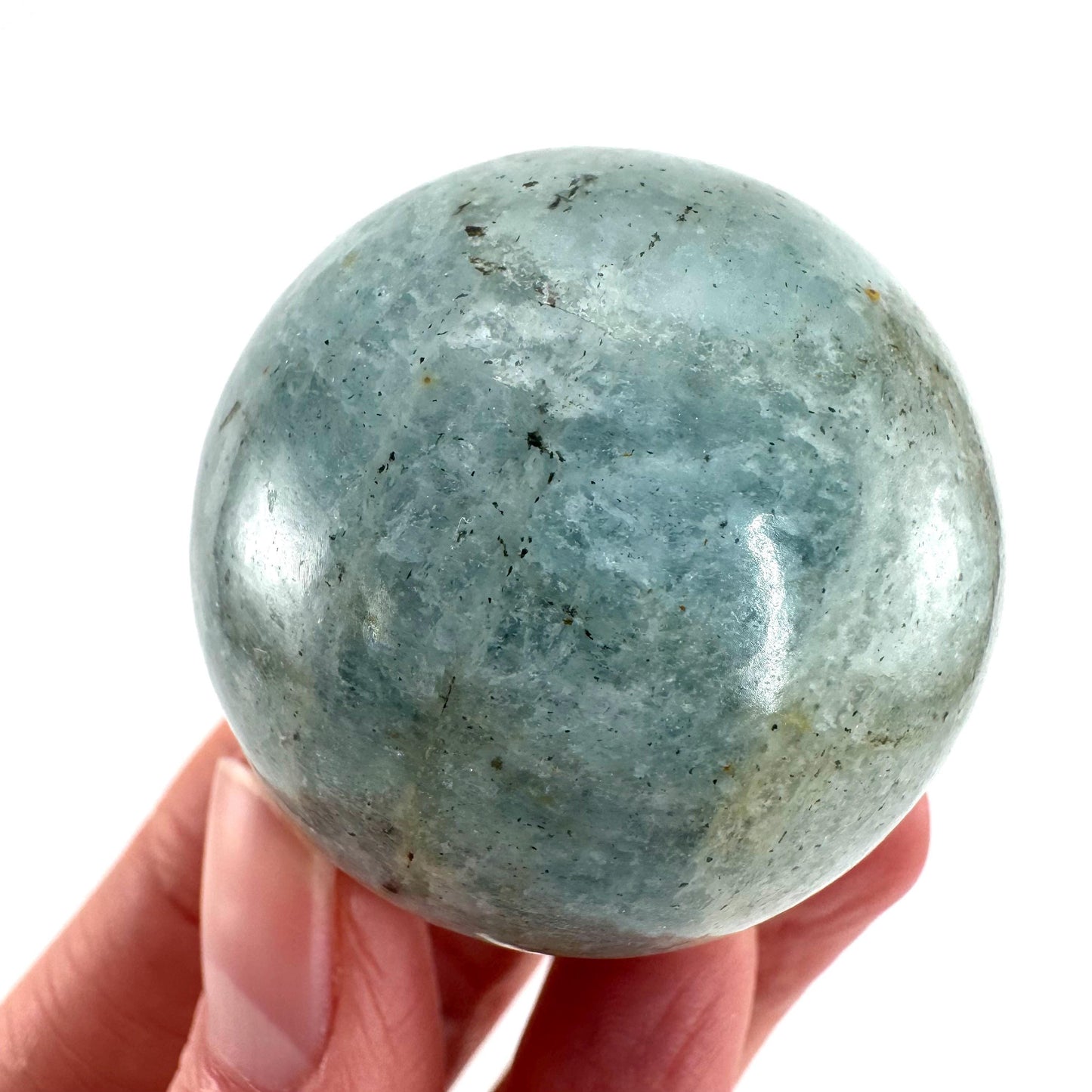 Aquamarine Sphere | Polished Crystal Ball