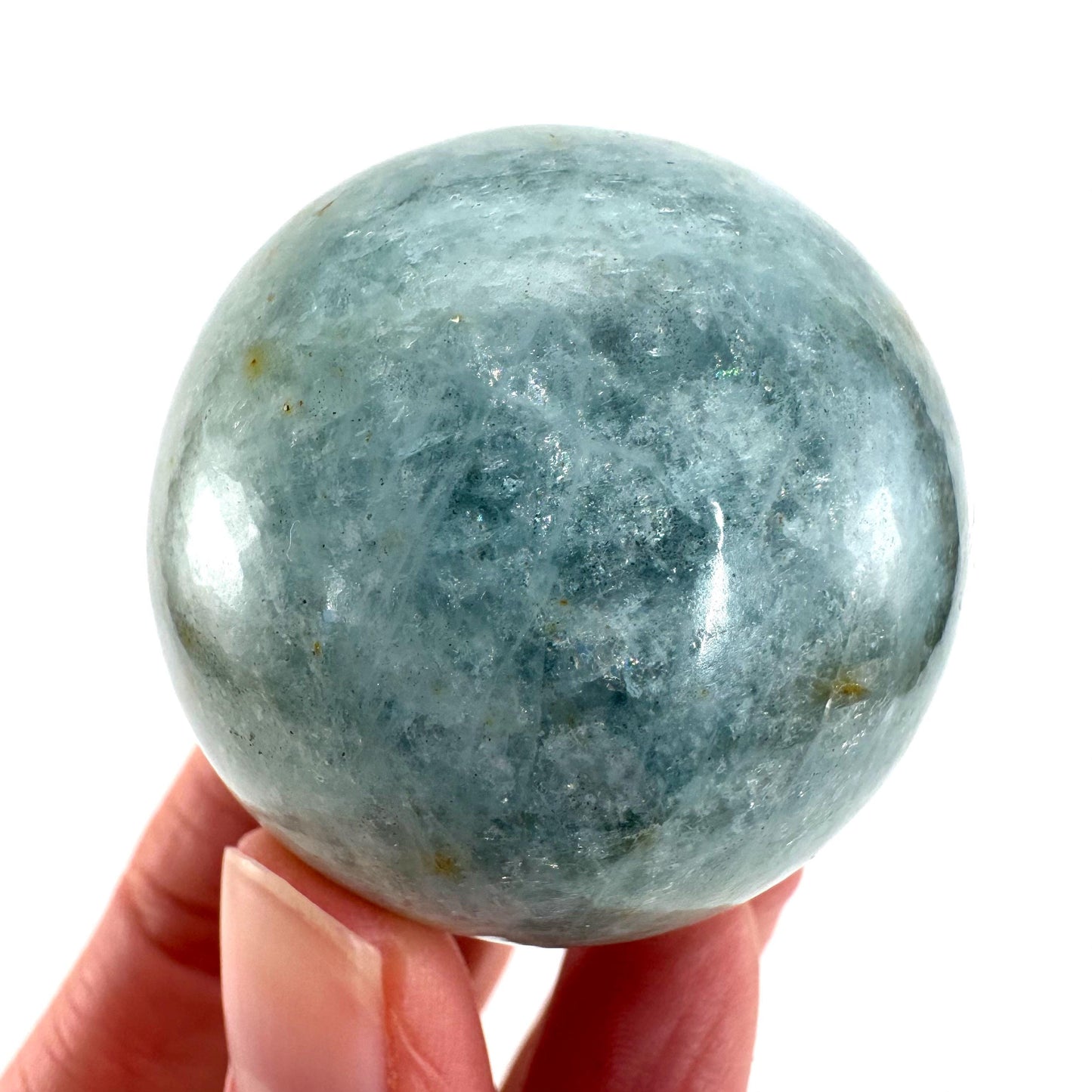 Aquamarine Sphere | Polished Crystal Ball