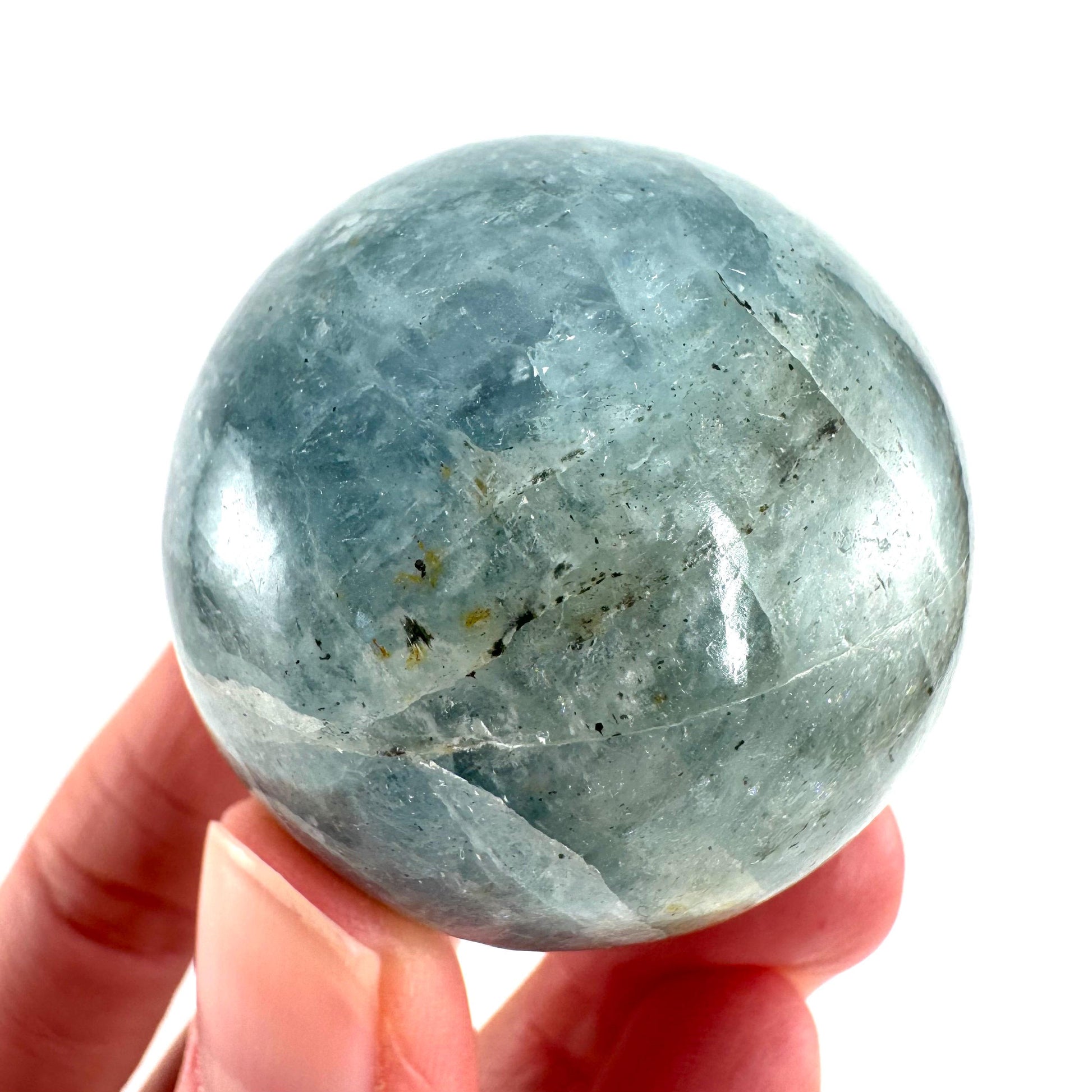 Aquamarine Sphere | Polished Crystal Ball