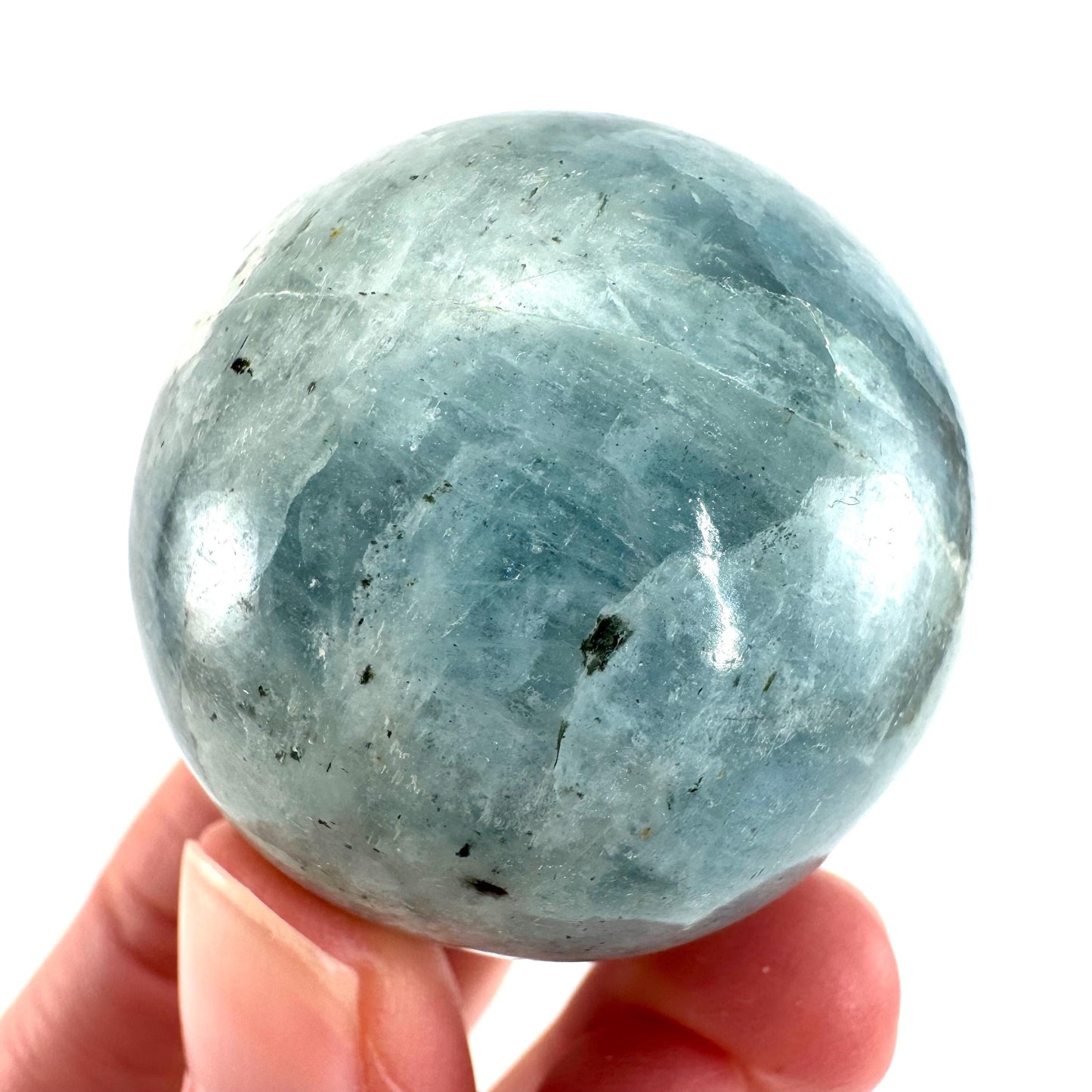 Aquamarine Sphere | Polished Crystal Ball