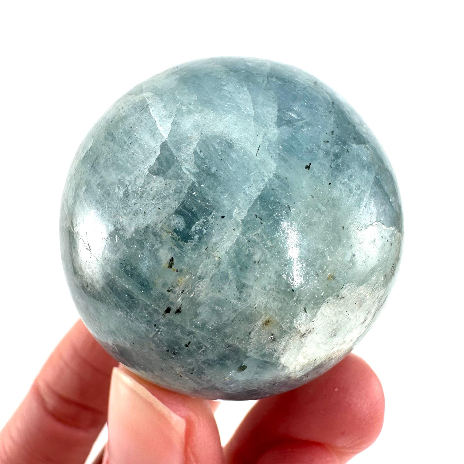 Aquamarine Sphere | Polished Crystal Ball