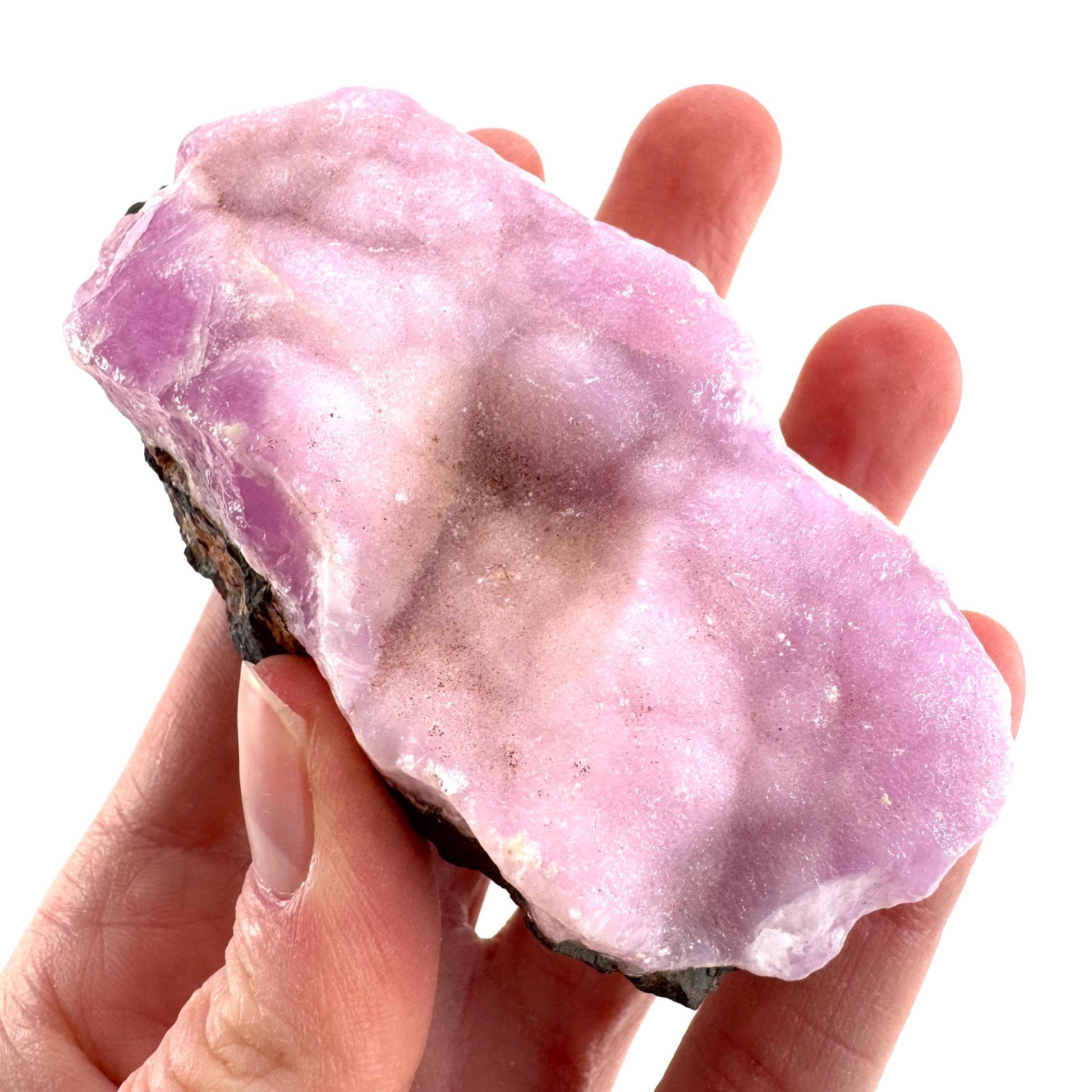 Pink Aragonite | natural crystal cluster, mineral specimen