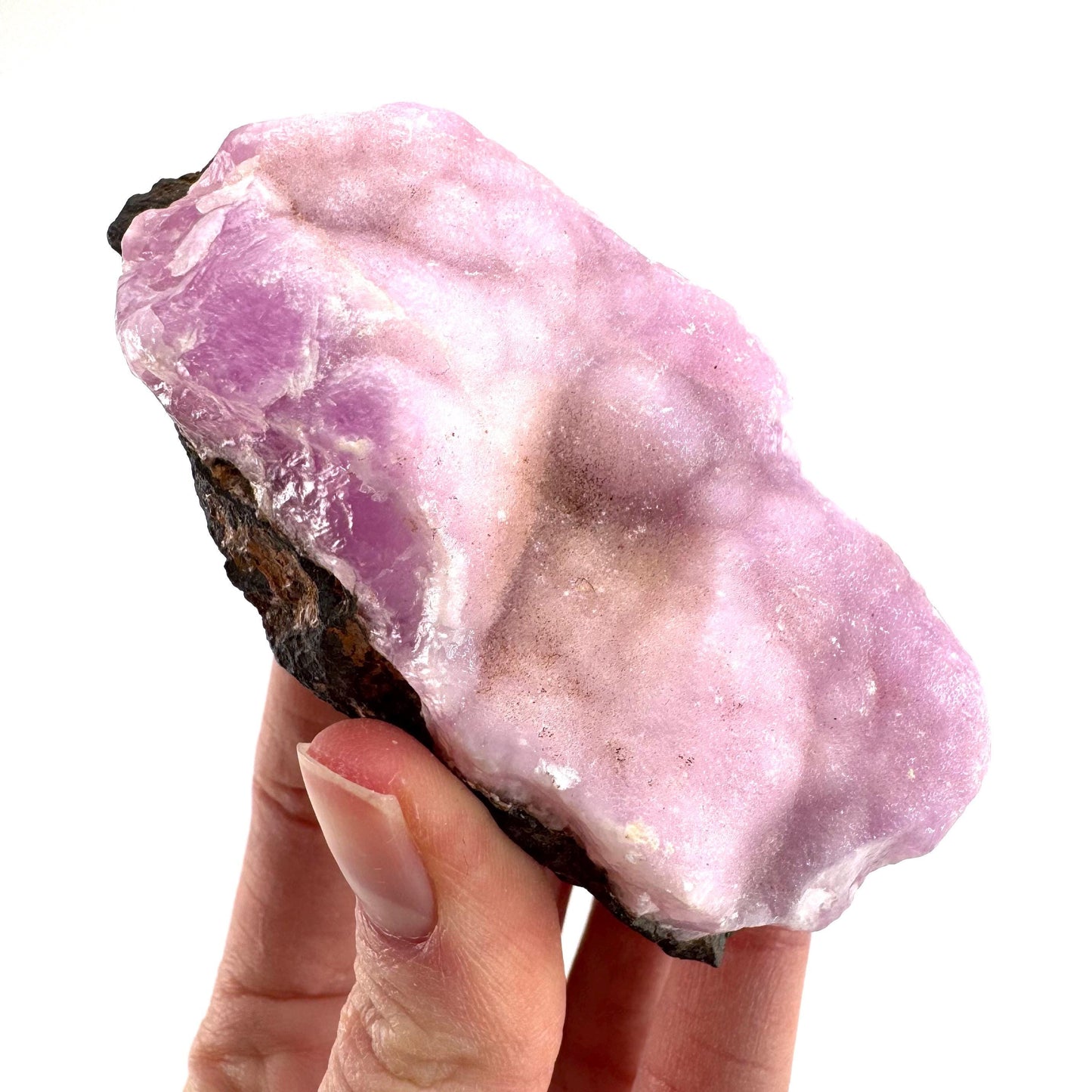 Pink Aragonite | natural crystal cluster, mineral specimen