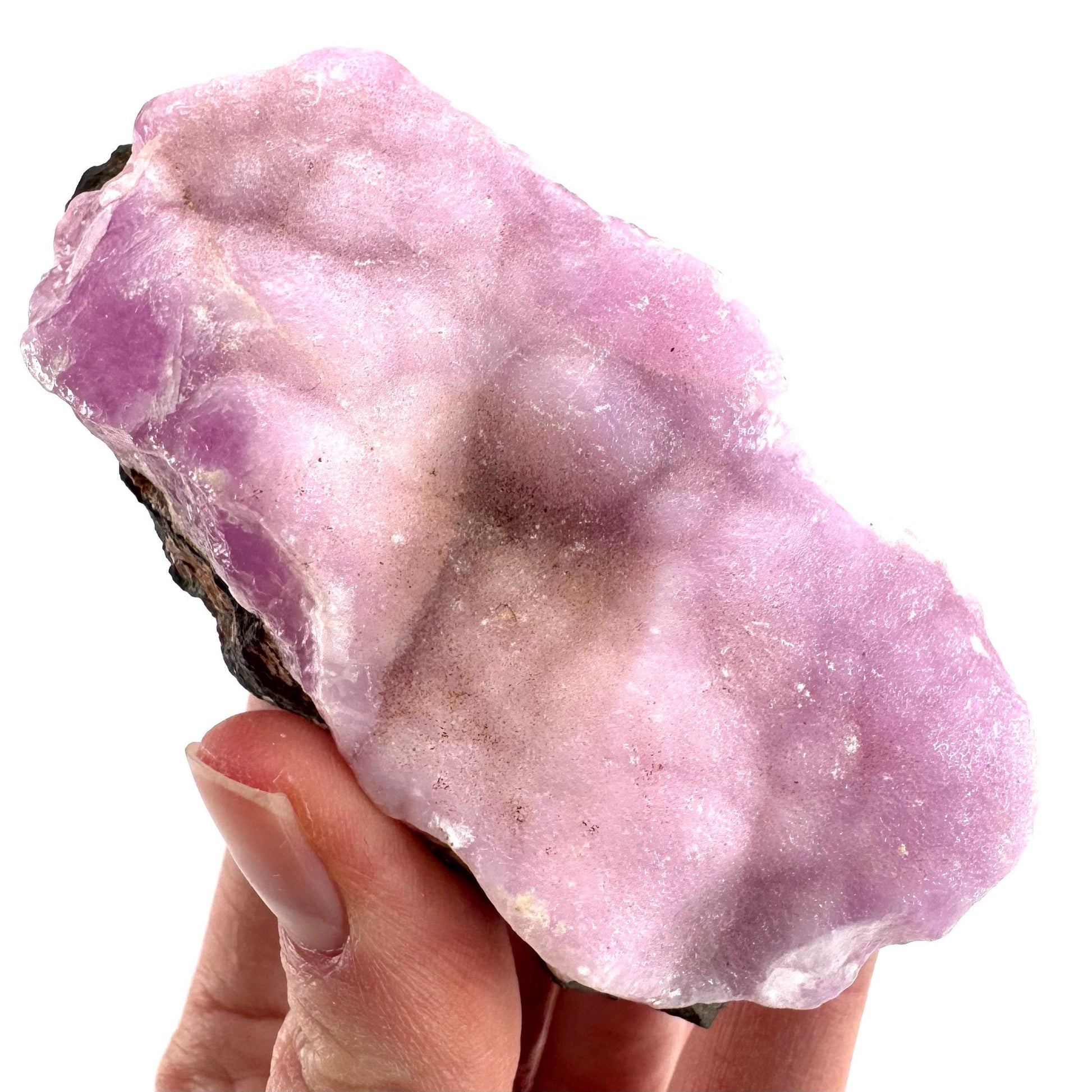 Pink Aragonite | natural crystal cluster, mineral specimen