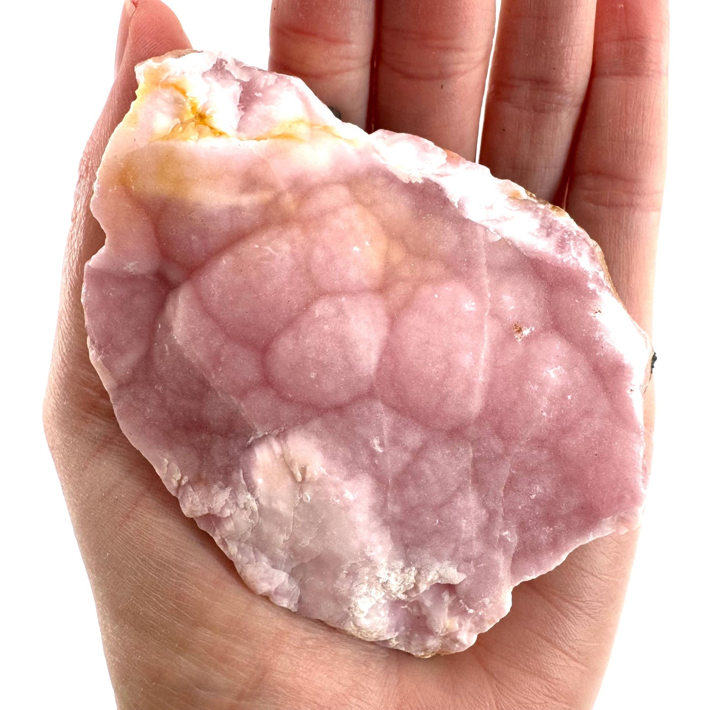 Pink Aragonite | natural crystal cluster, mineral specimen
