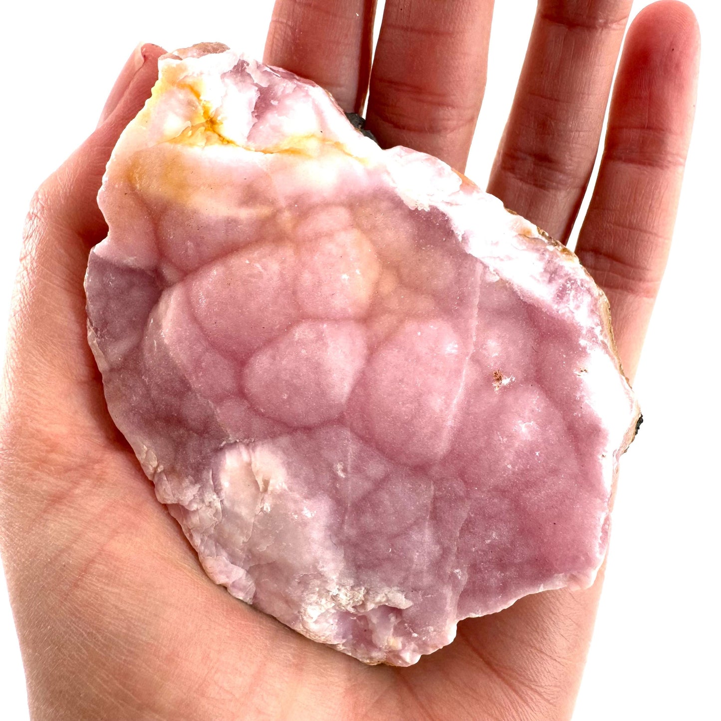 Pink Aragonite | natural crystal cluster, mineral specimen