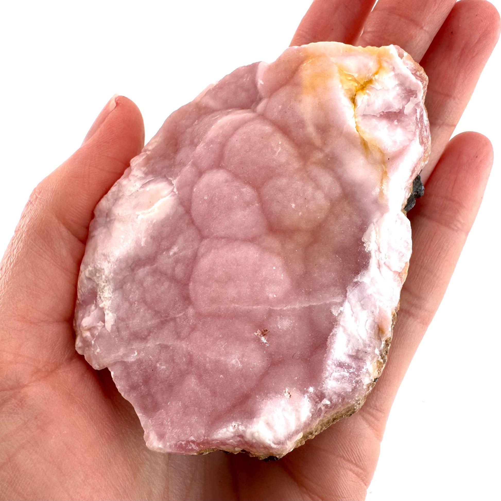 Pink Aragonite | natural crystal cluster, mineral specimen