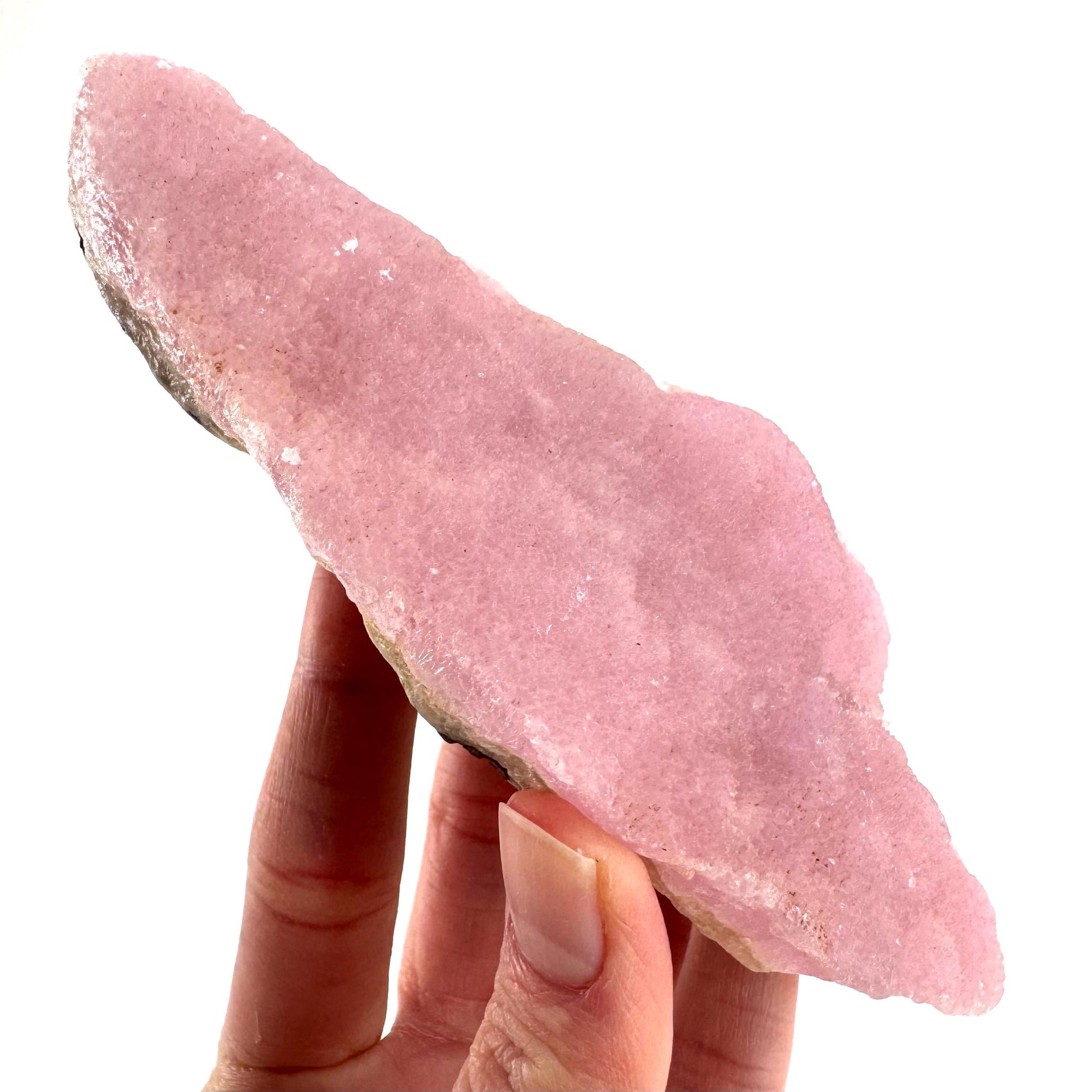 Pink Aragonite | natural crystal cluster, mineral specimen