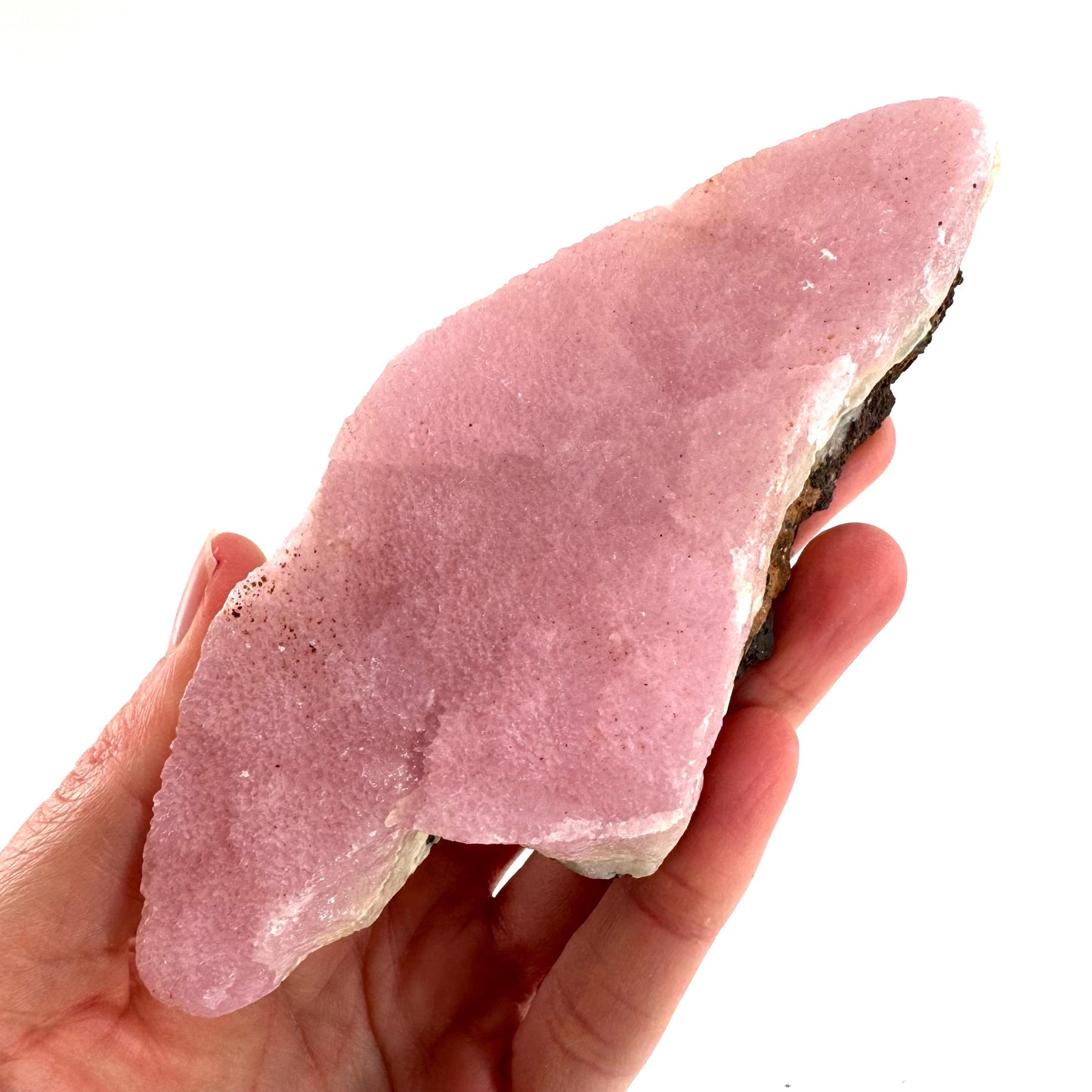 Pink Aragonite | natural crystal cluster, mineral specimen